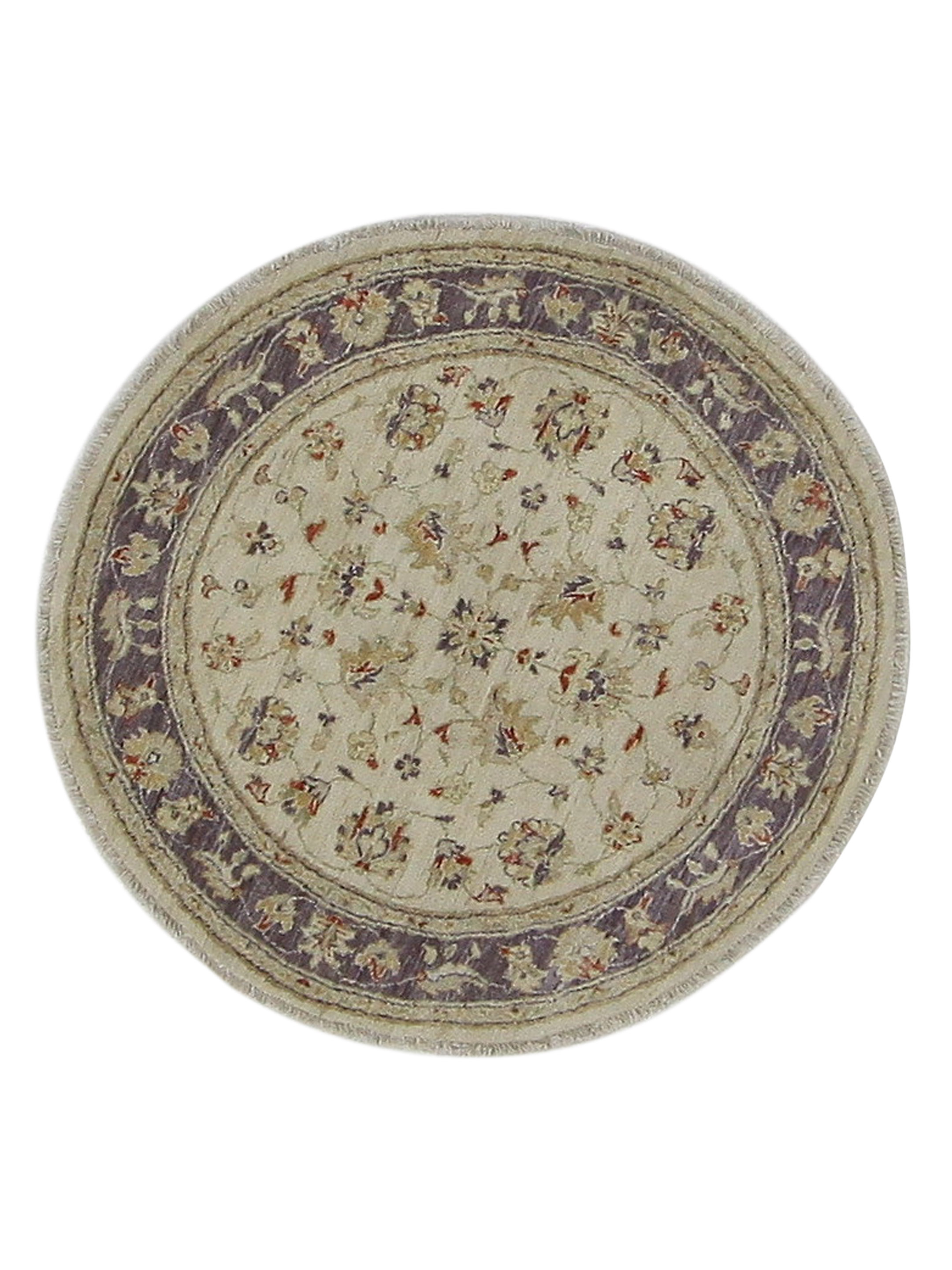 Ziegler Hand Knotted Ivory 4x4