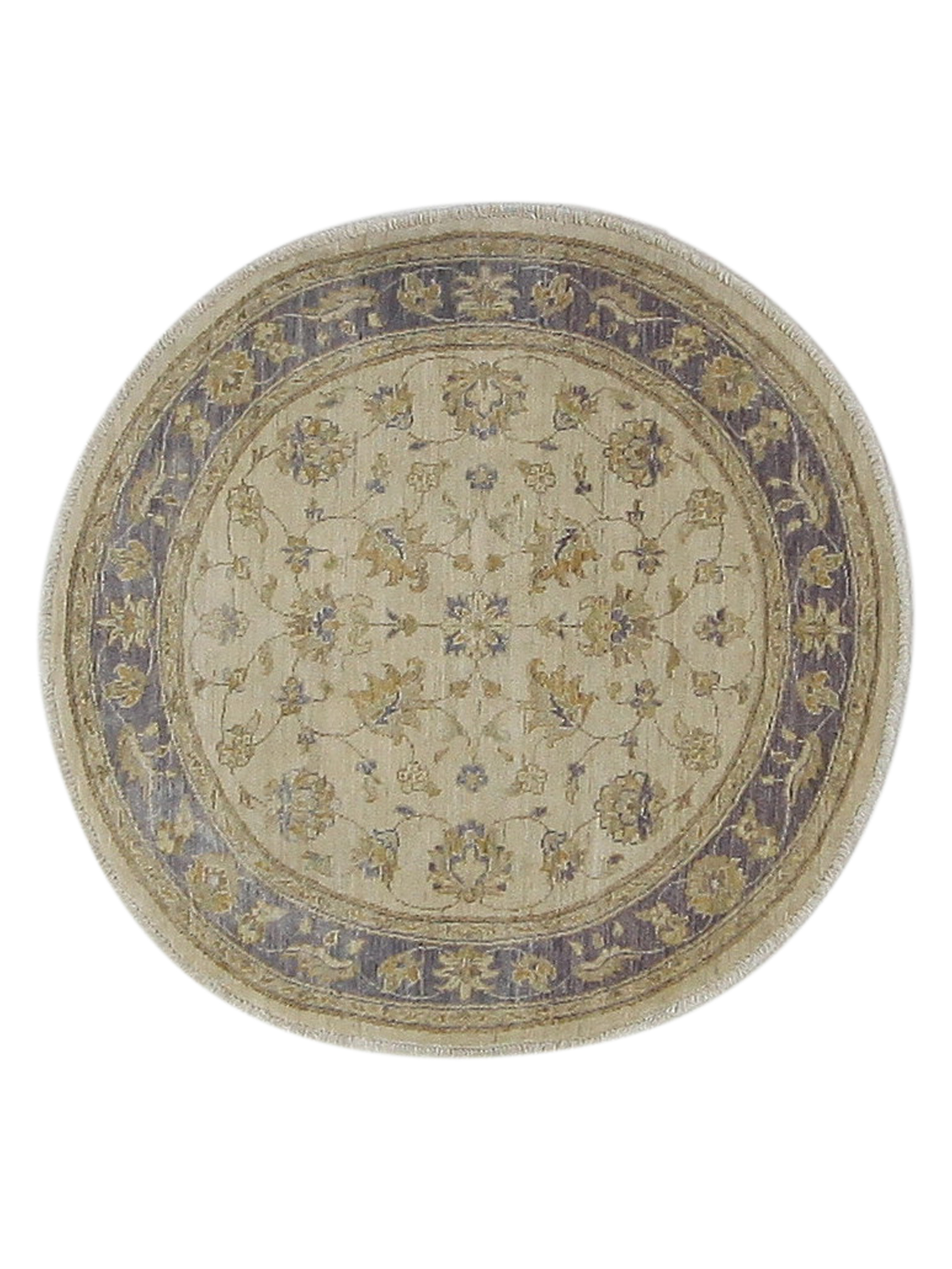 Ziegler Hand Knotted Ivory 4x4