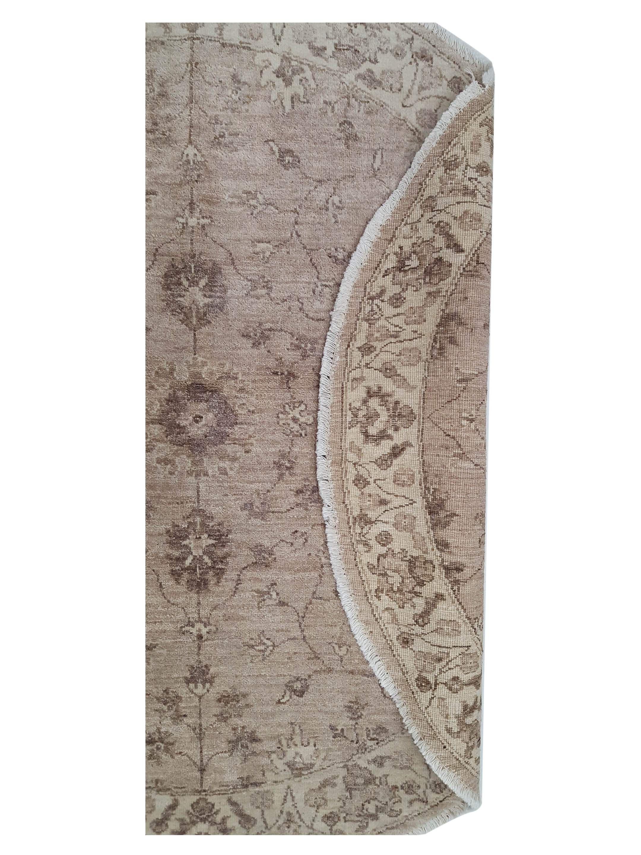Ziegler Hand Knotted Taupe 5x5 - Image 2 of 2