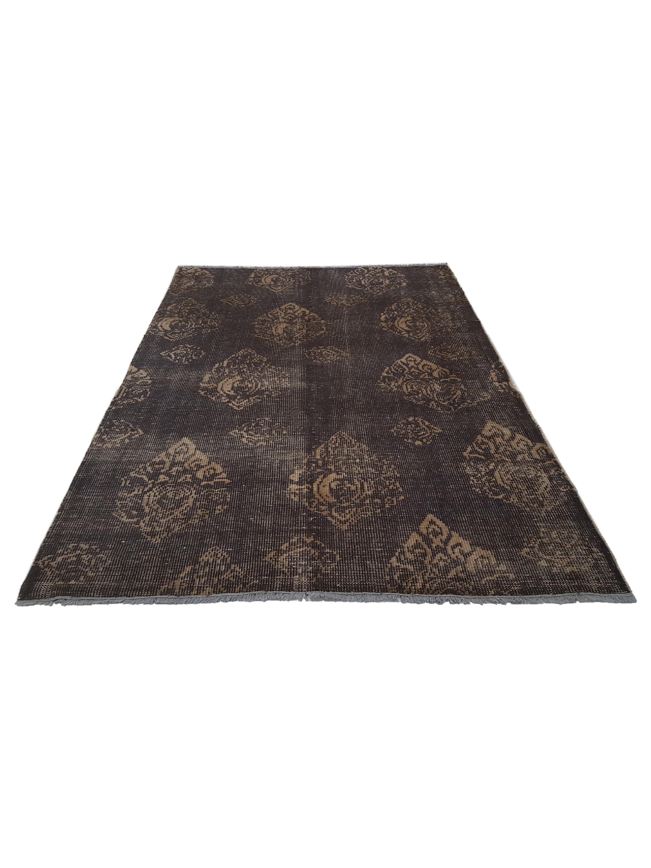 Vintage Revival Hand Knotted Chocolate 6x9 - Image 2 of 6