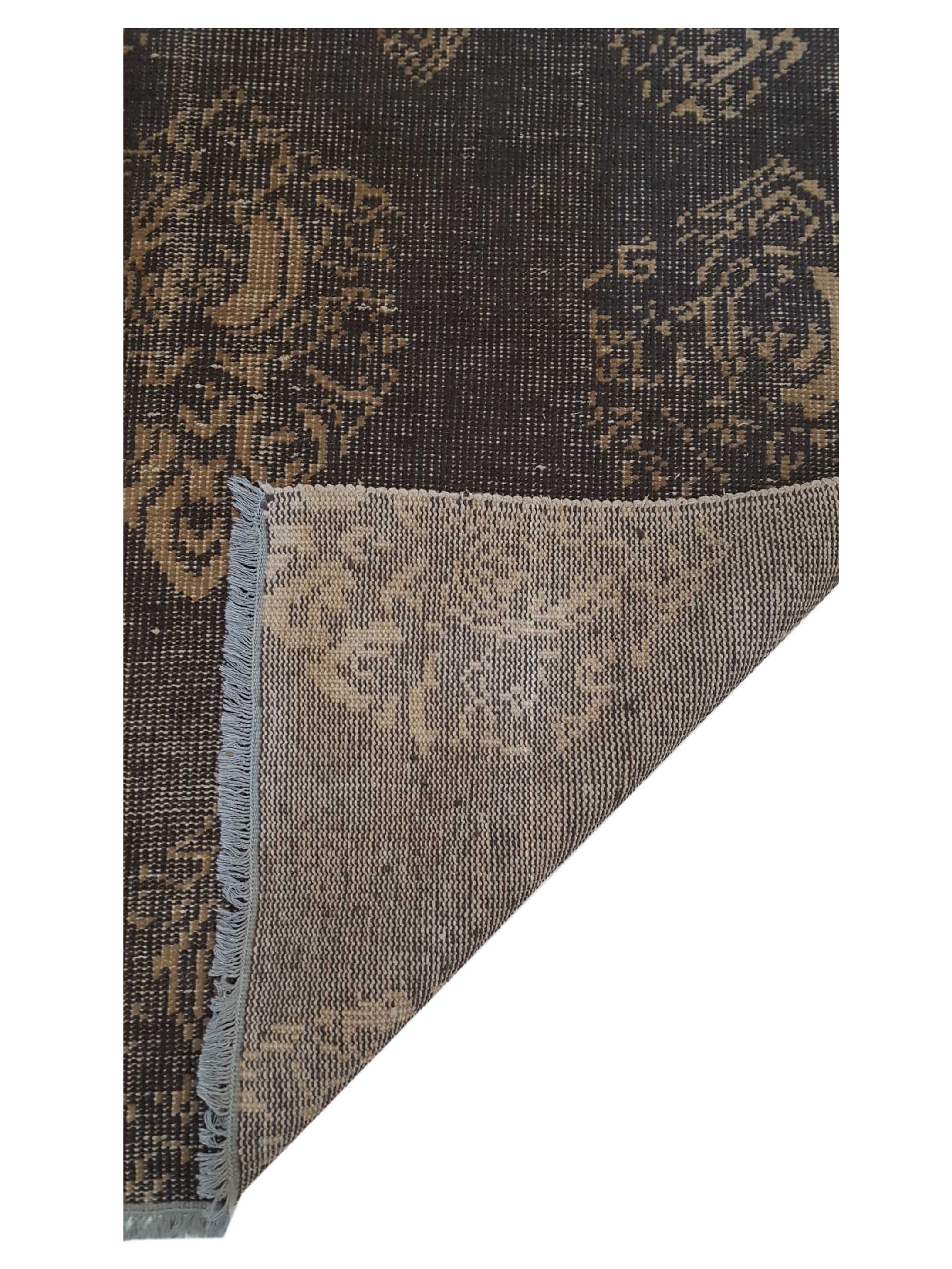 Vintage Revival Hand Knotted Chocolate 6x9 - Image 3 of 6