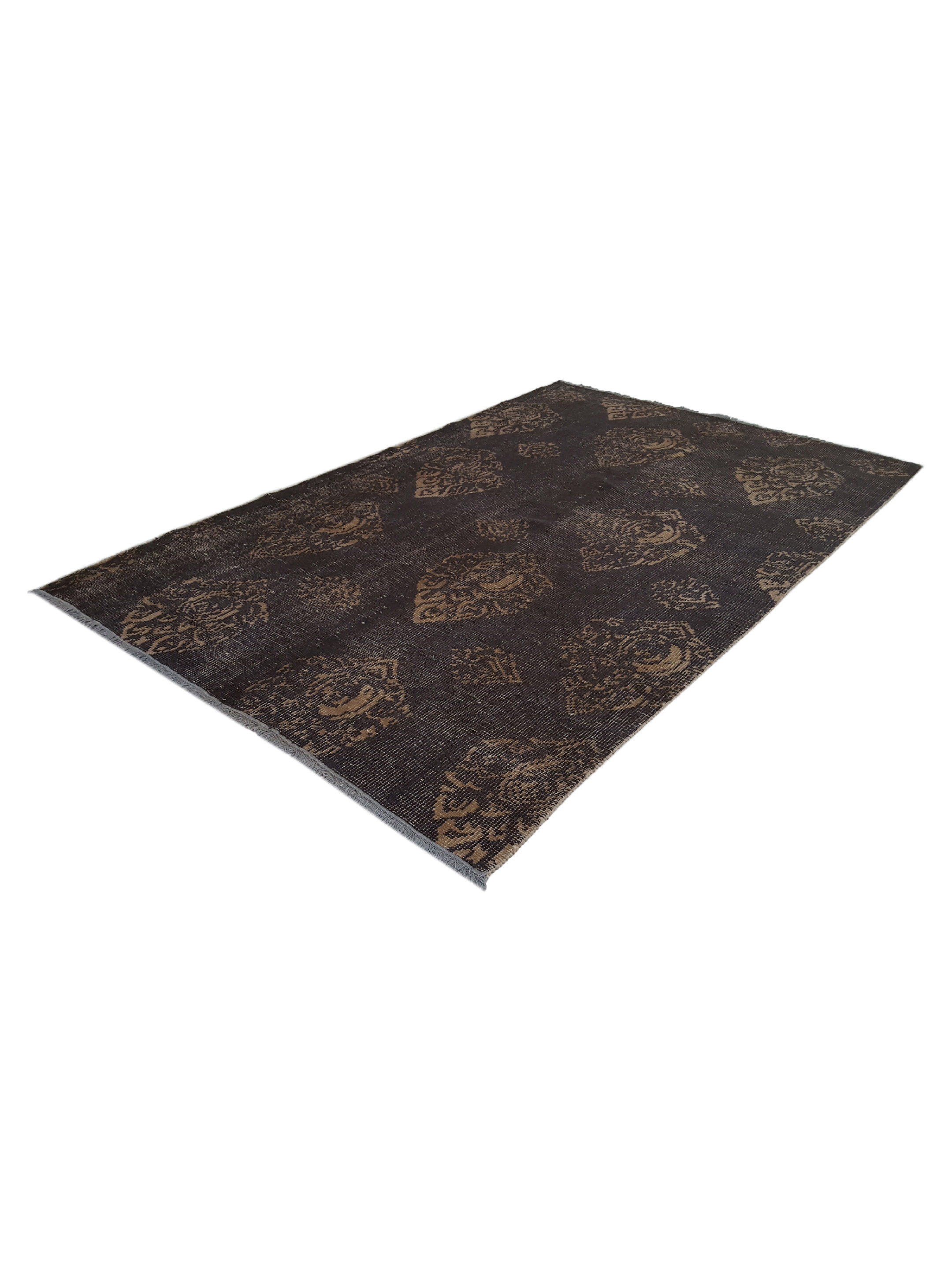 Vintage Revival Hand Knotted Chocolate 6x9 - Image 6 of 6