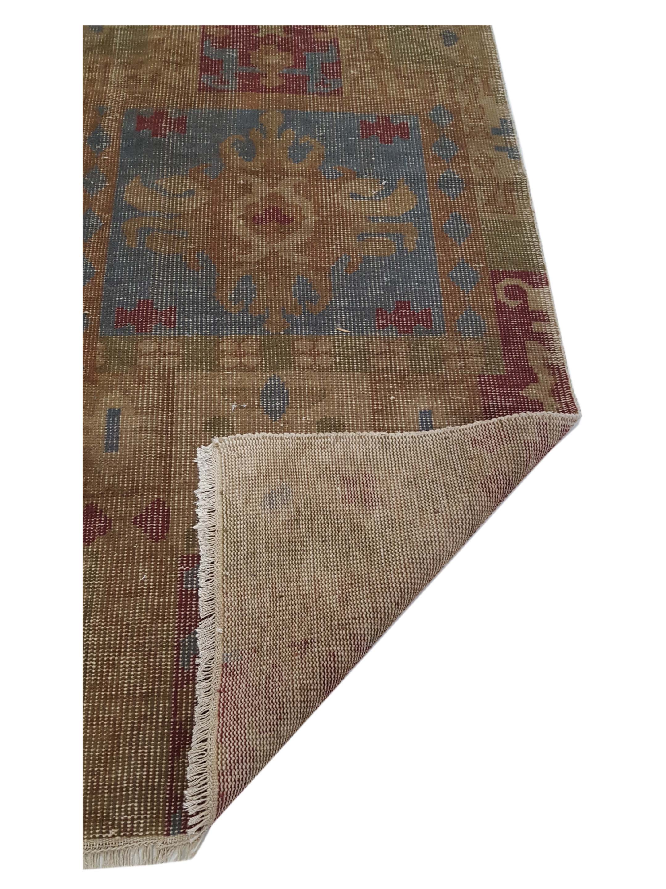 Vintage Revival Hand Knotted Multi 6x9 - Image 3 of 6