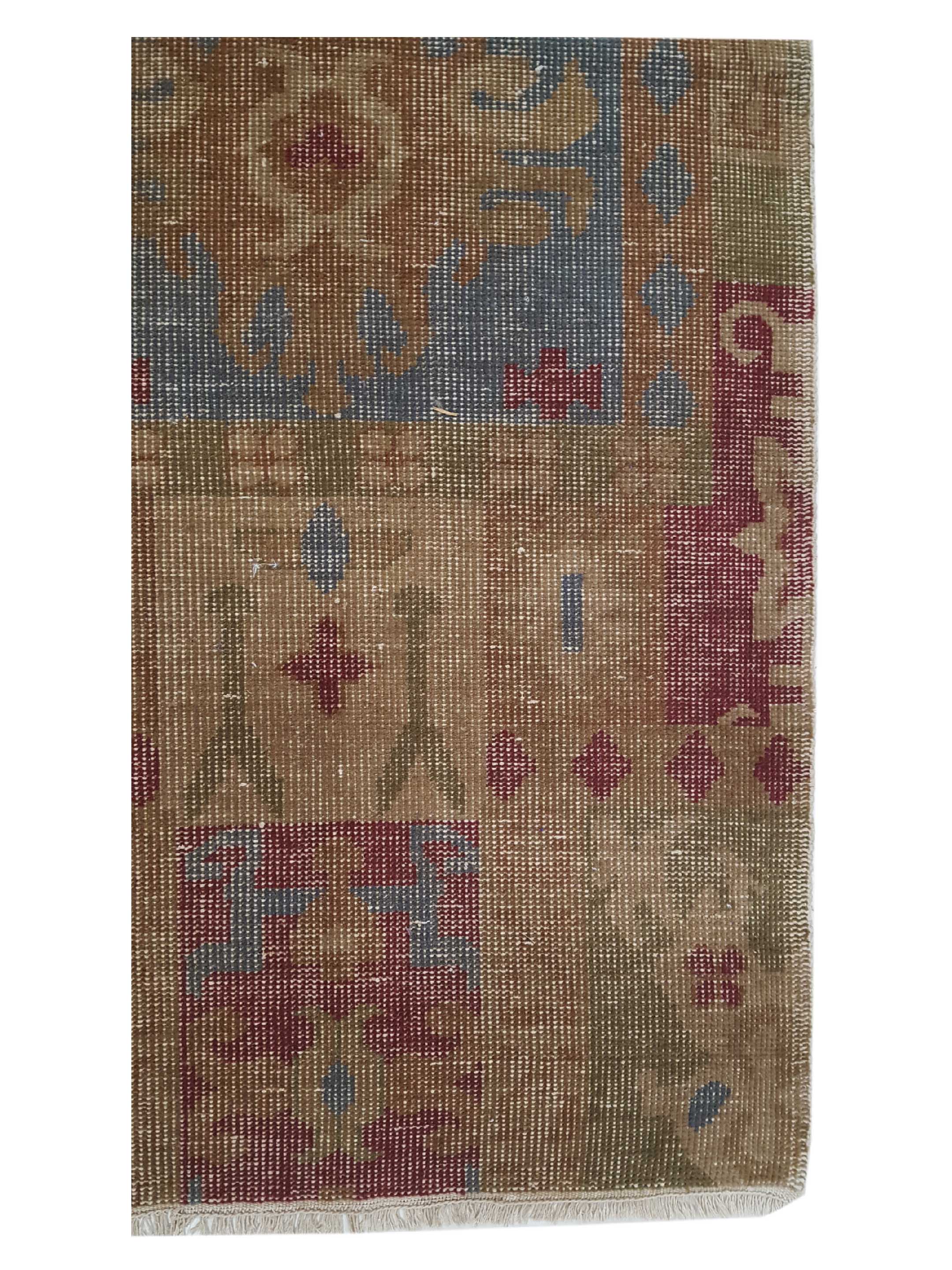 Vintage Revival Hand Knotted Multi 6x9 - Image 4 of 6