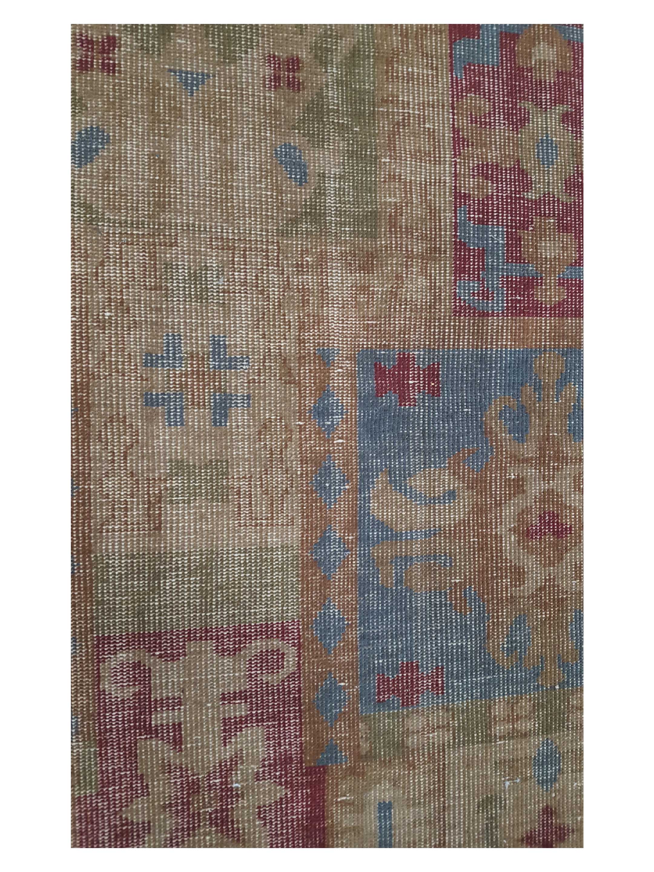 Vintage Revival Hand Knotted Multi 6x9 - Image 5 of 6