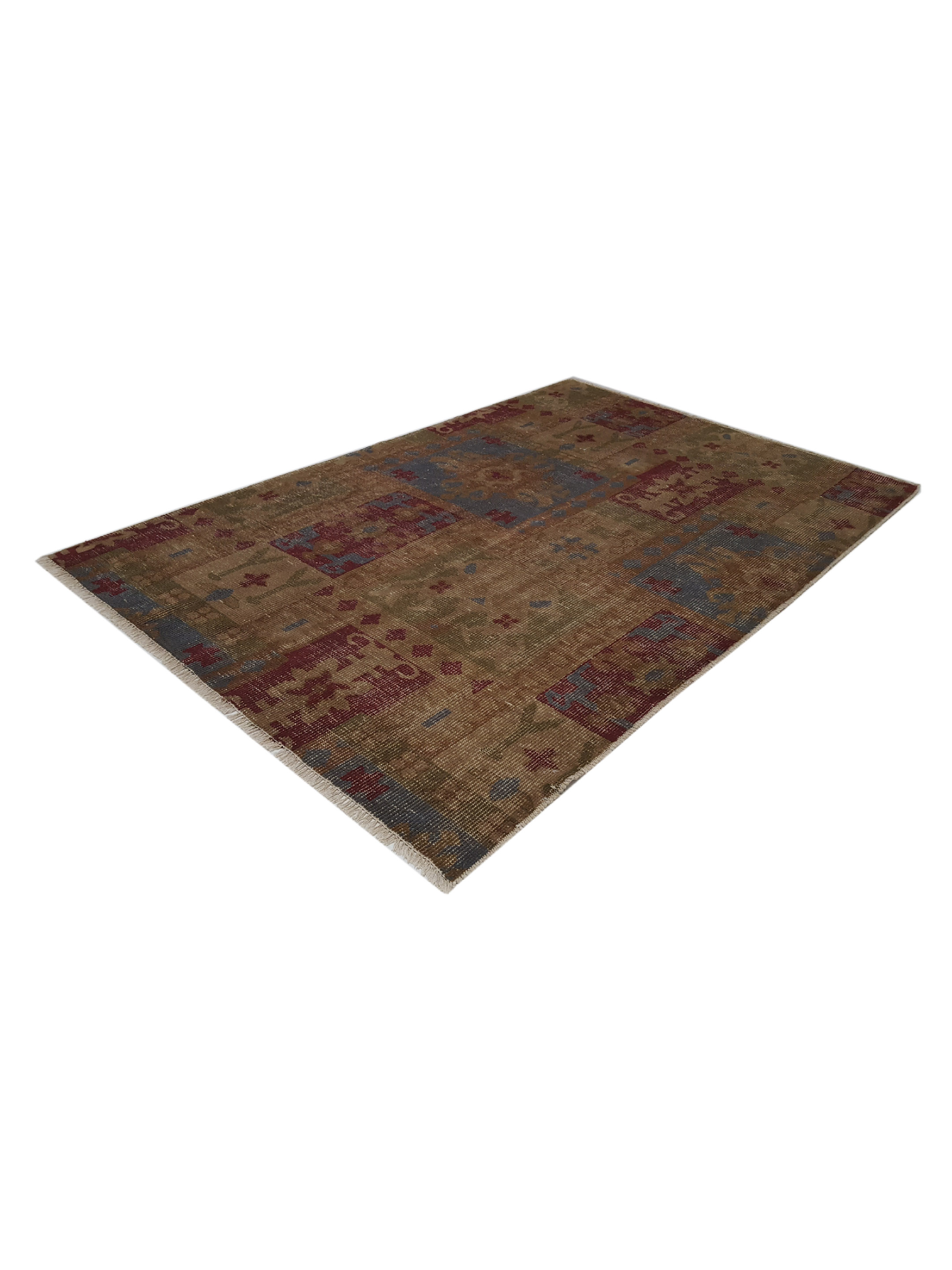 Vintage Revival Hand Knotted Multi 6x9 - Image 6 of 6