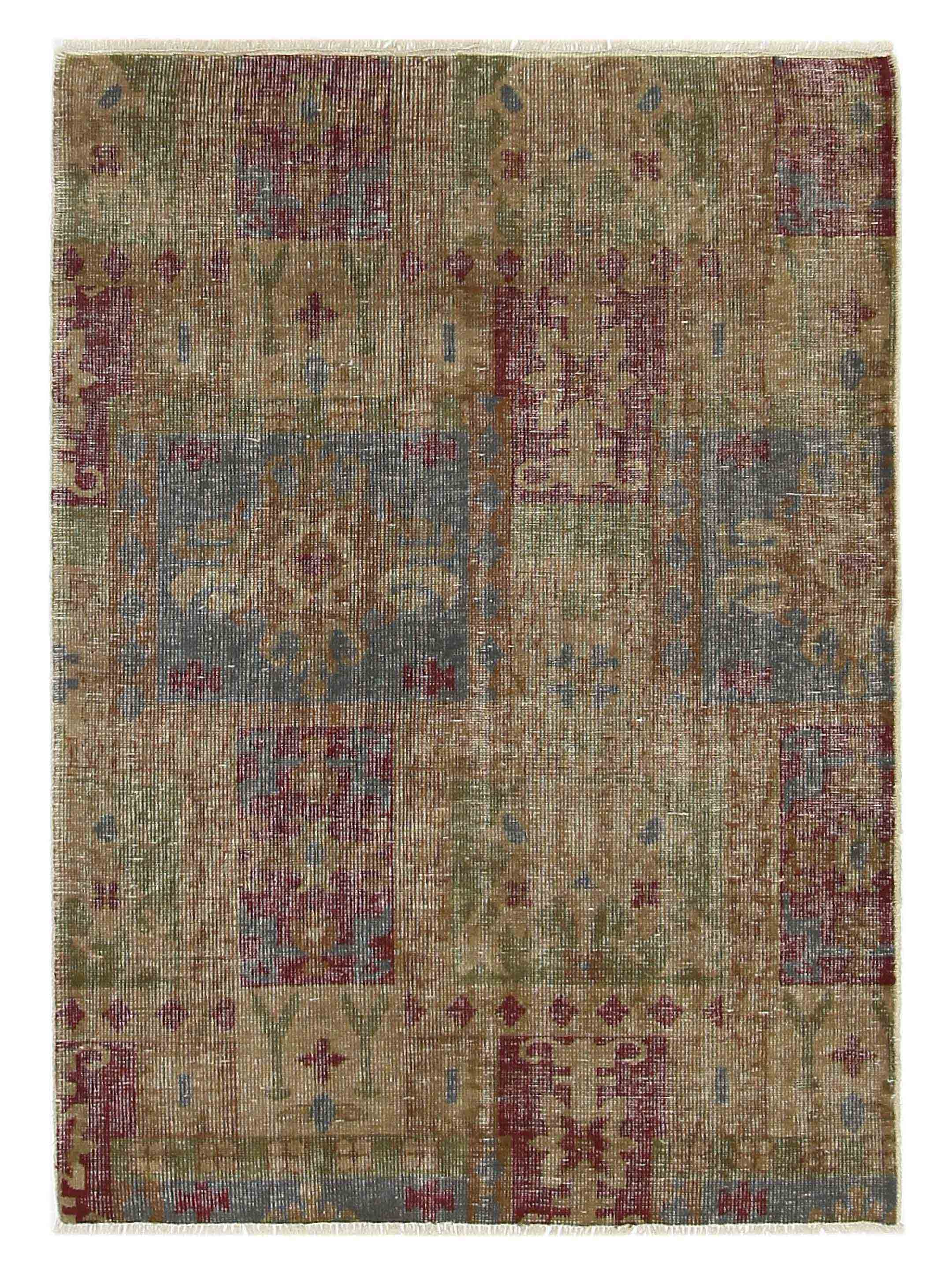 Vintage Revival Hand Knotted Multi 6x9