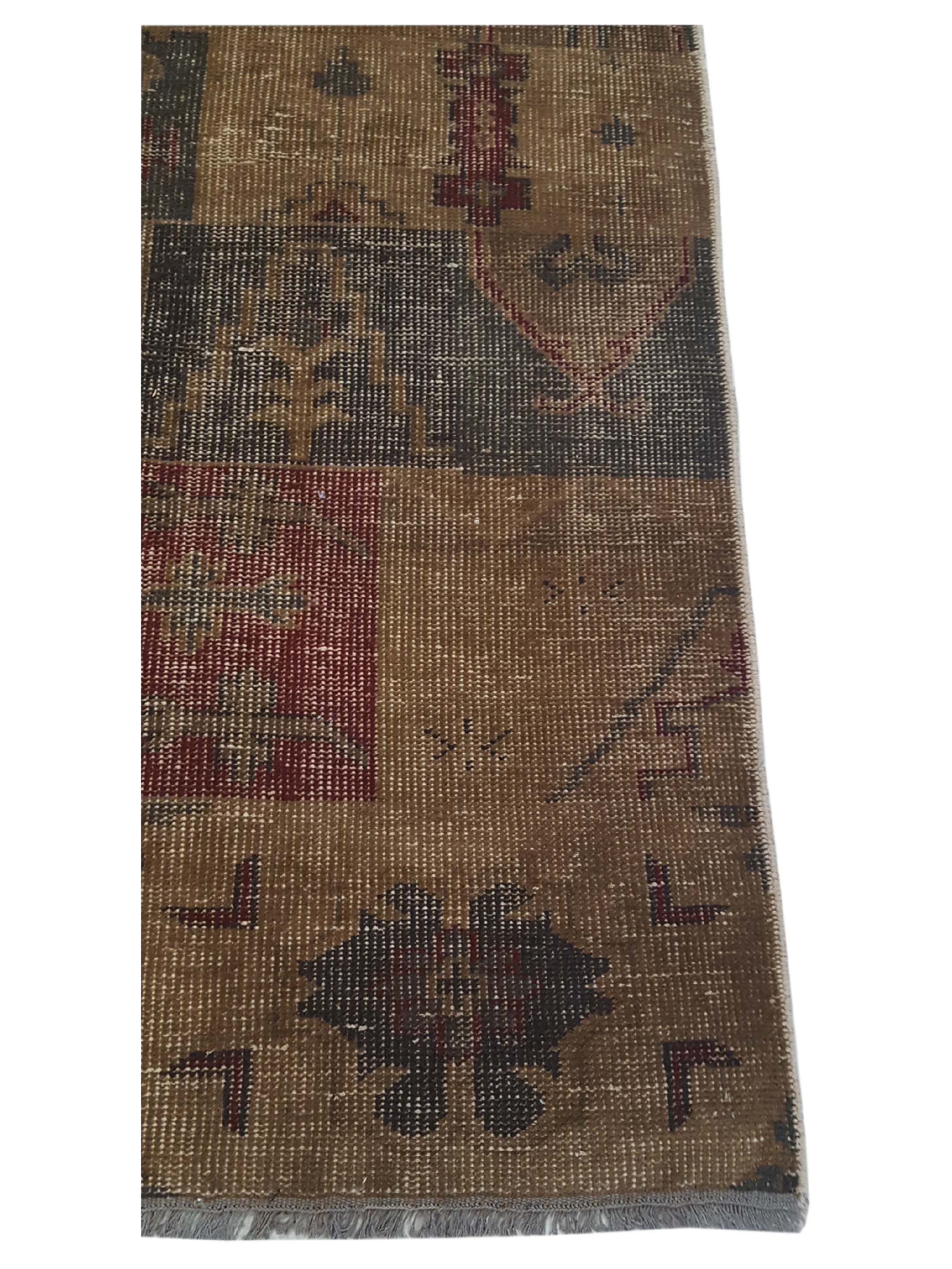 Vintage Revival Hand Knotted Multi 6x9 - Image 4 of 6