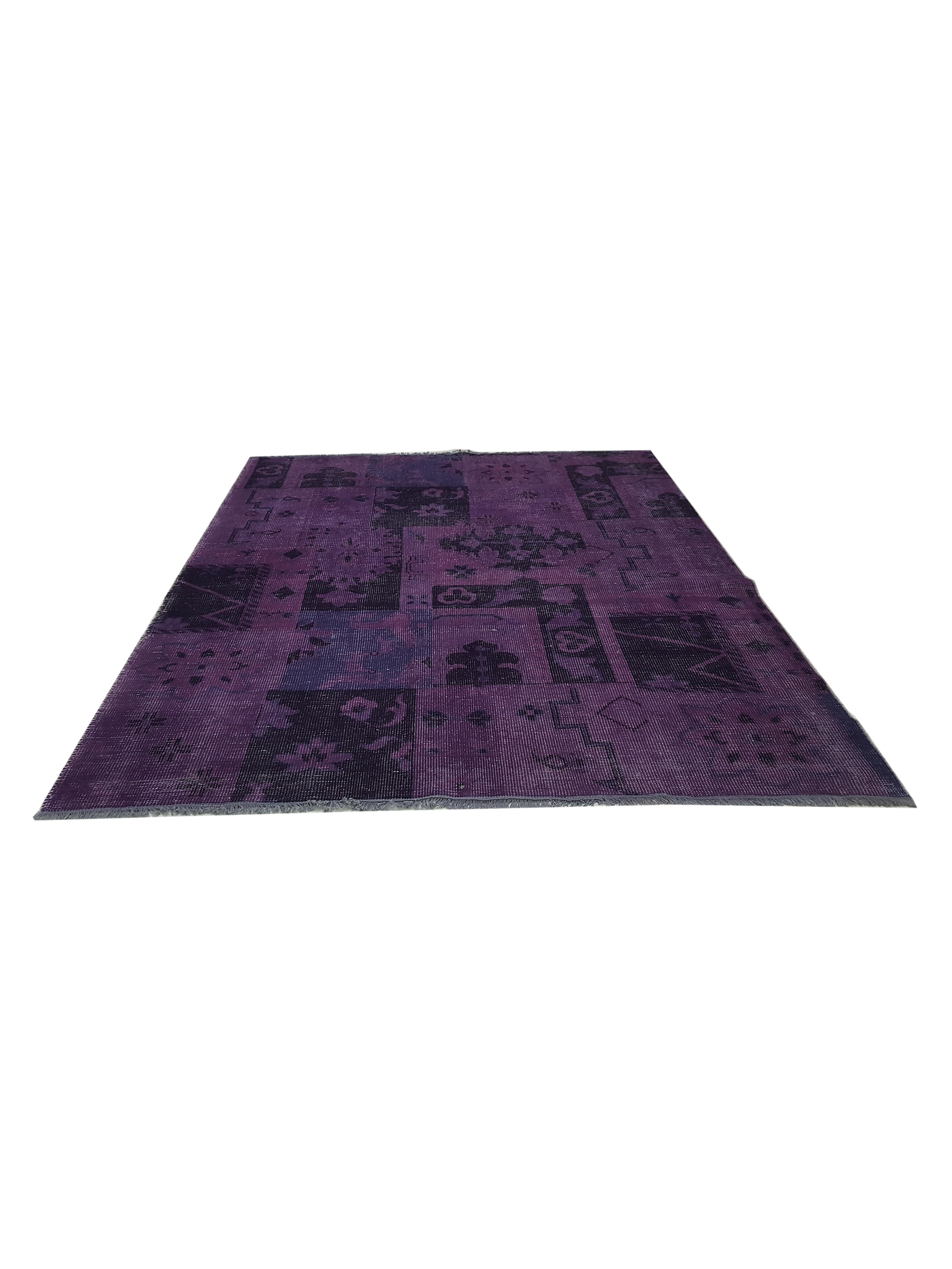 Vintage Revival Hand Knotted Purple 8x10 - Image 2 of 6
