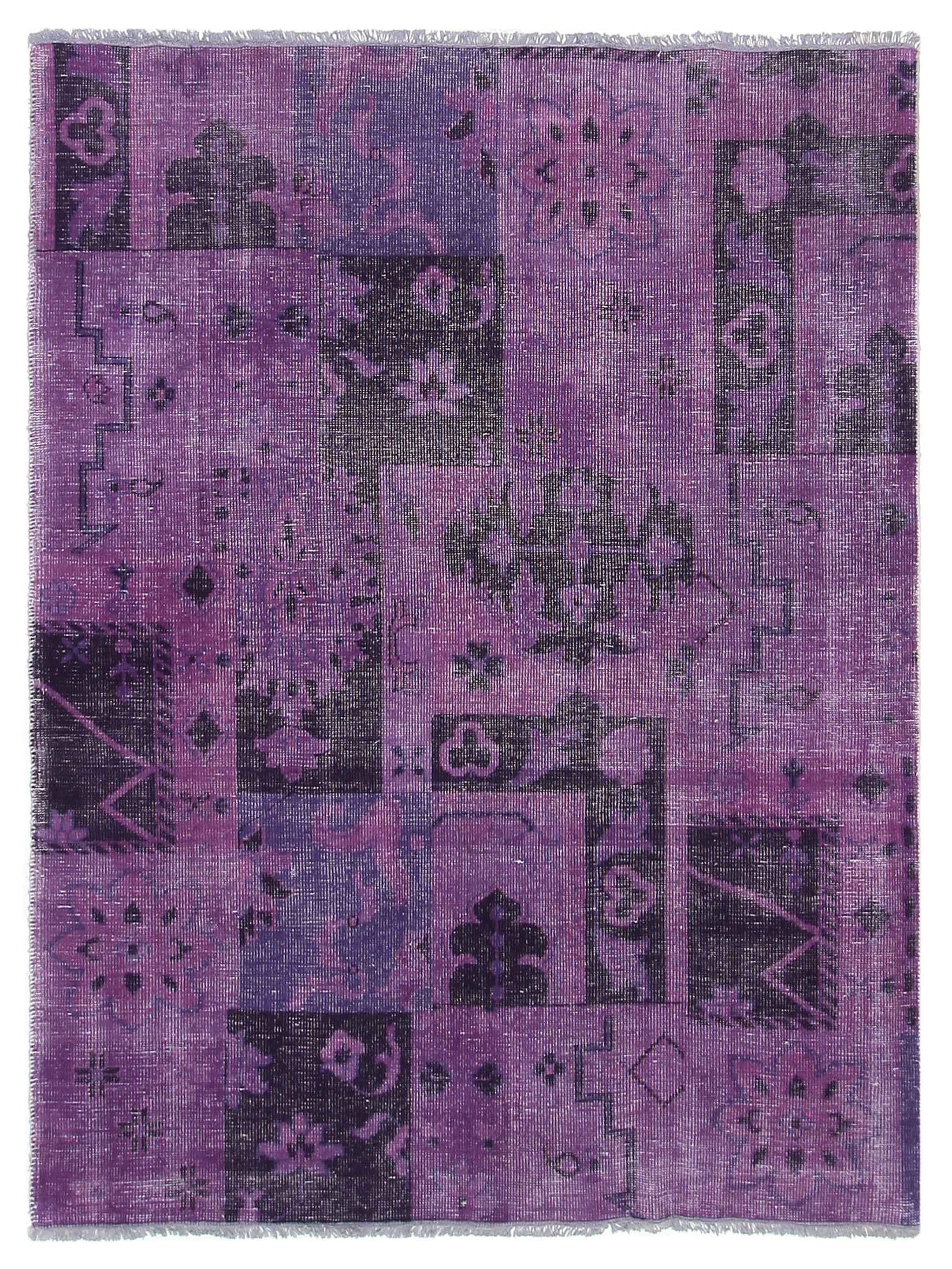 Vintage Revival Hand Knotted Purple 8x10