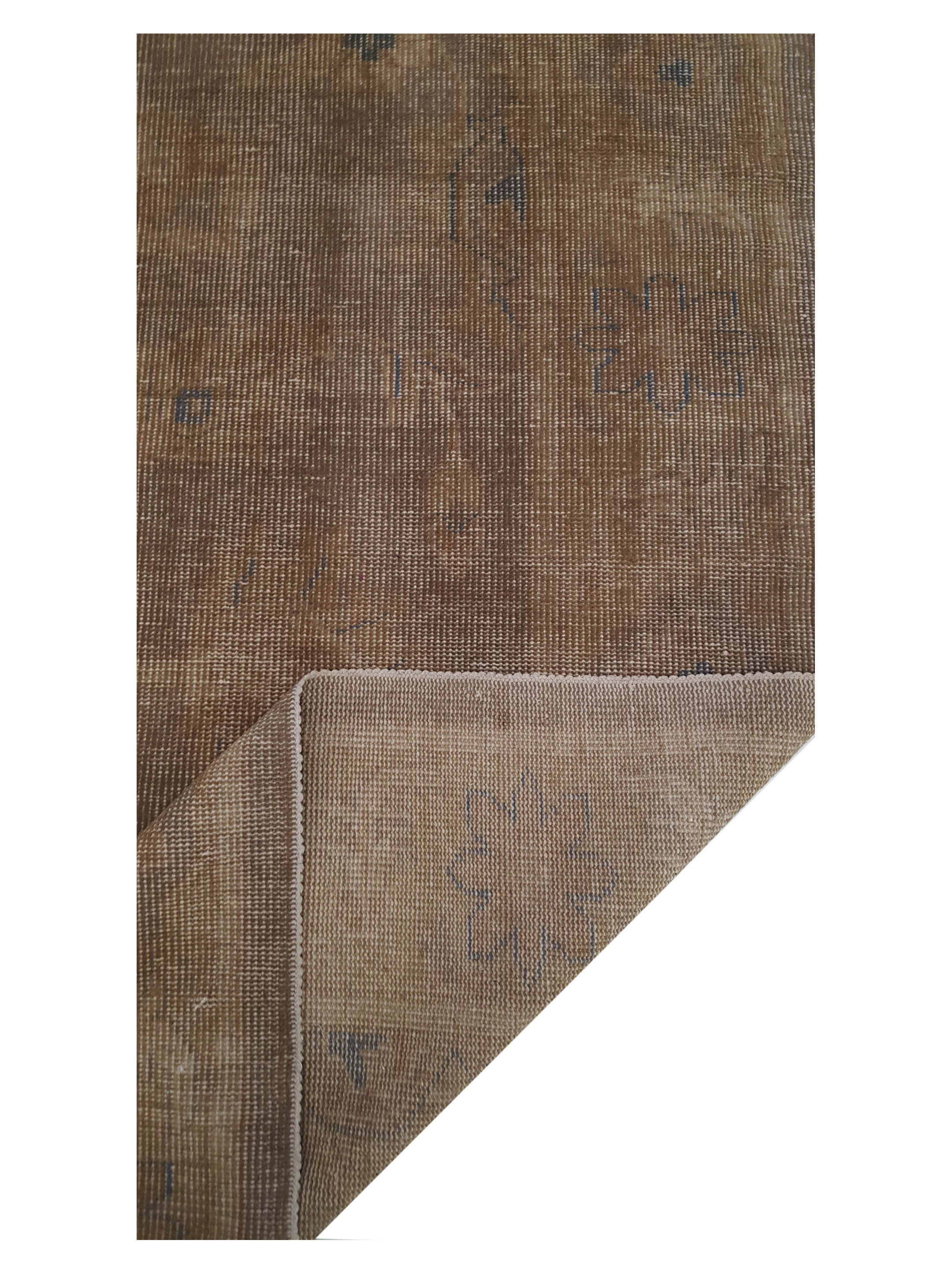 Vintage Revival Hand Knotted Brown 8x10 - Image 3 of 6