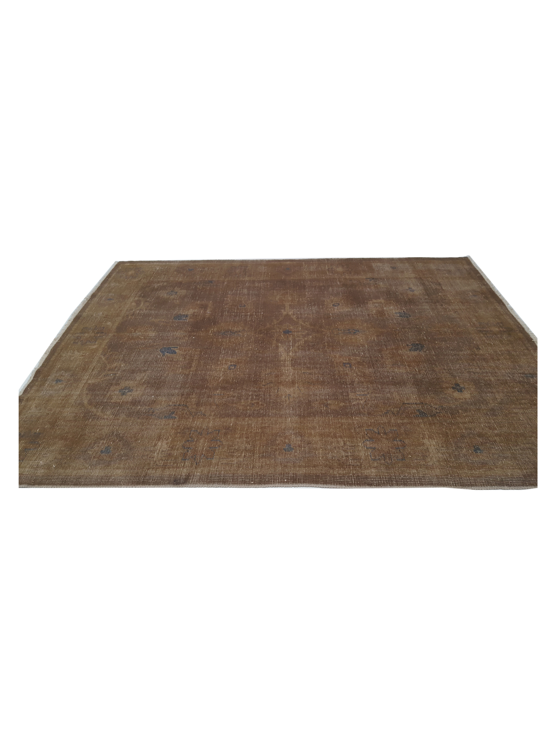 Vintage Revival Hand Knotted Brown 8x10 - Image 5 of 6
