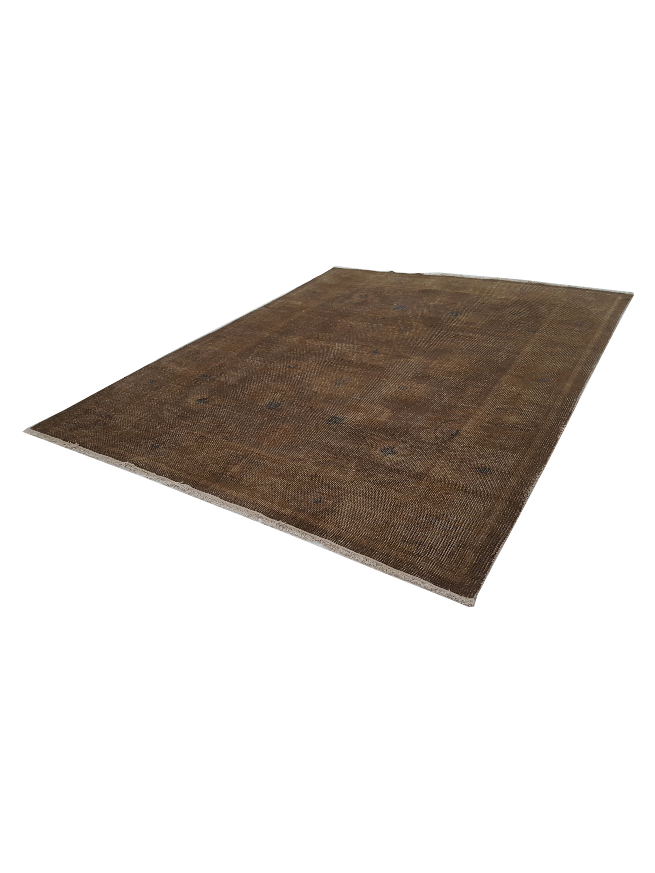 Vintage Revival Hand Knotted Brown 8x10 - Image 6 of 6