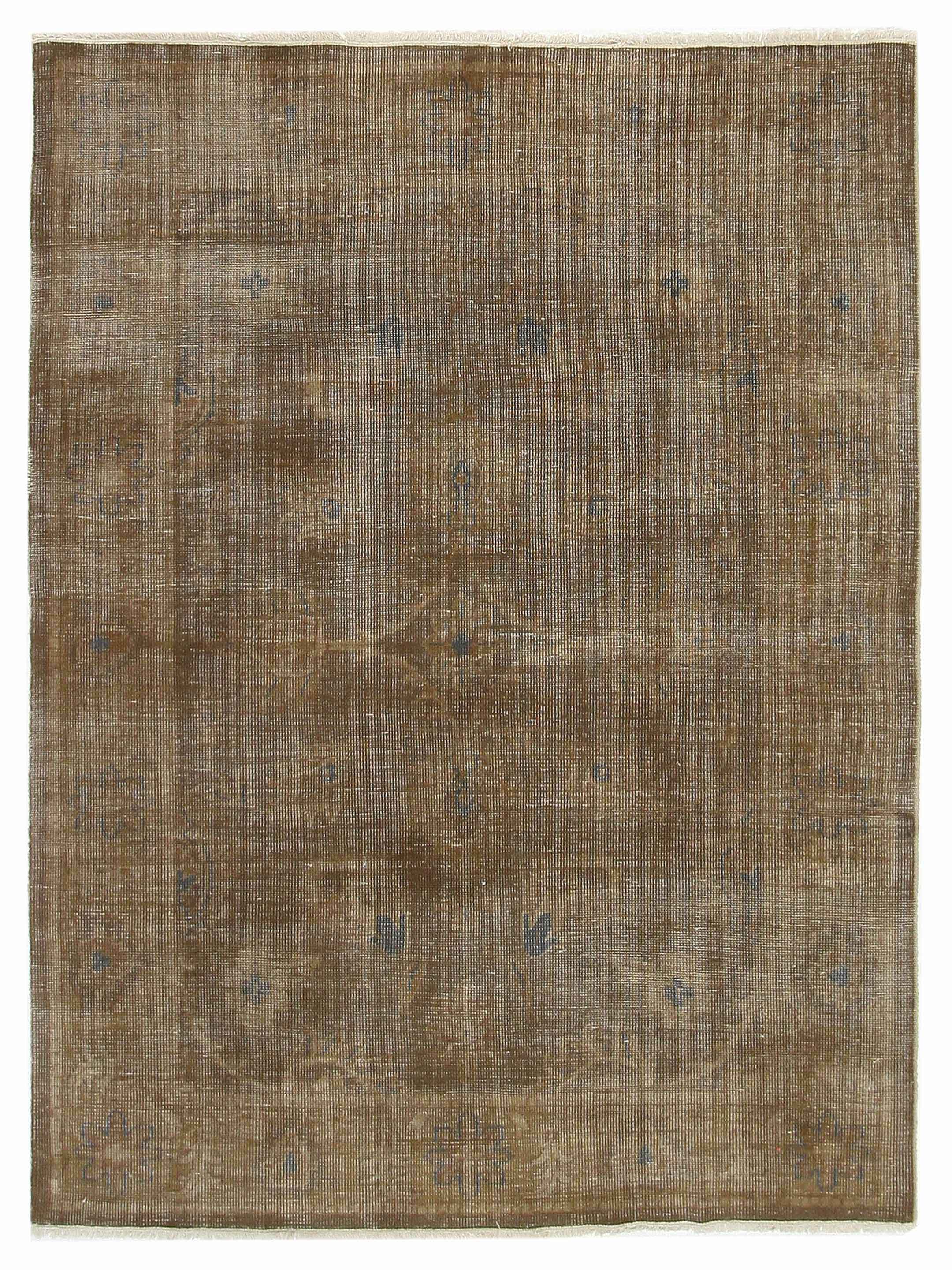 Vintage Revival Hand Knotted Brown 8x10