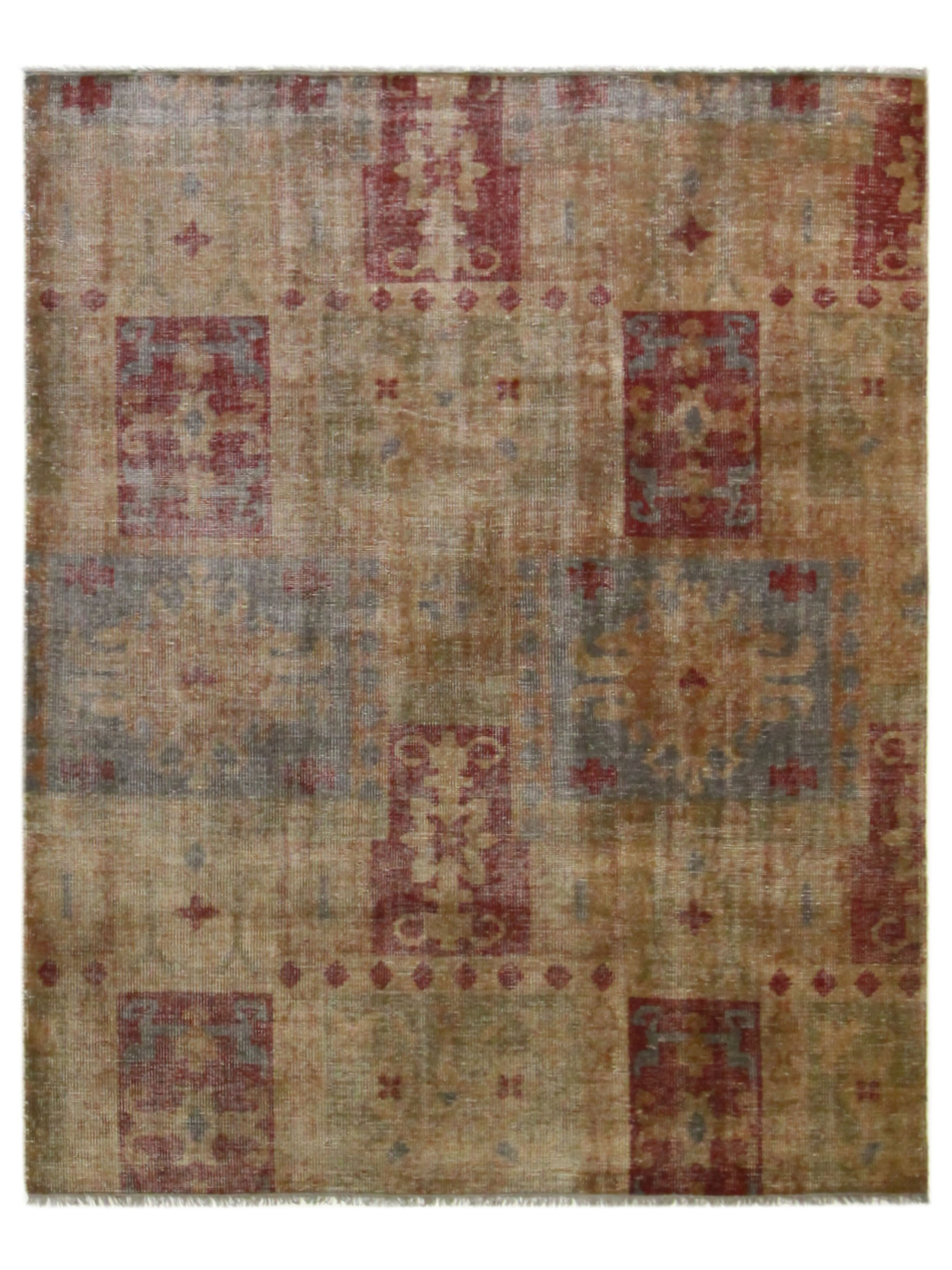 Vintage Revival Hand Knotted Gold 8x10