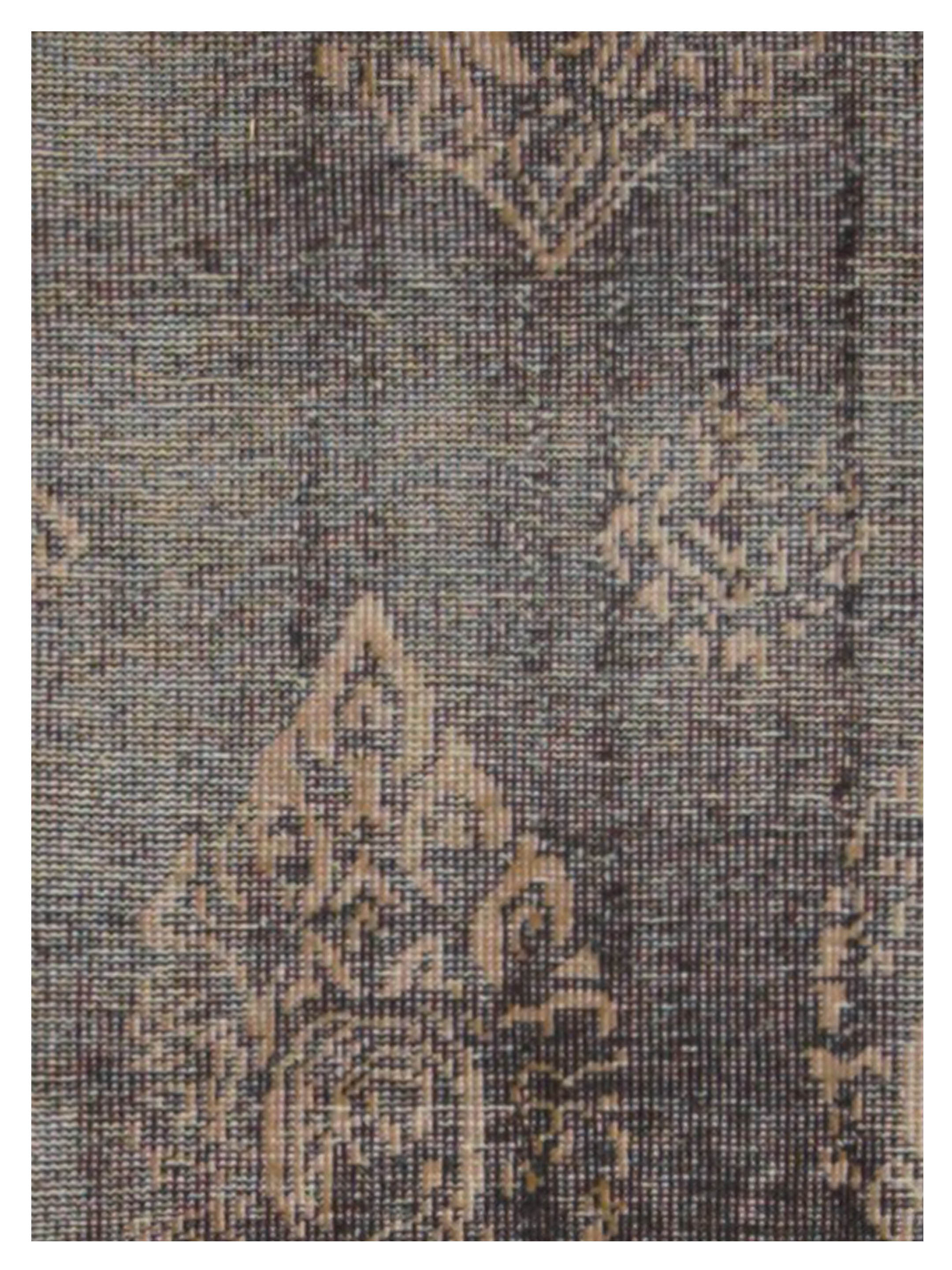 Vintage Revival Hand Knotted Grey 8x10 - Image 4 of 5