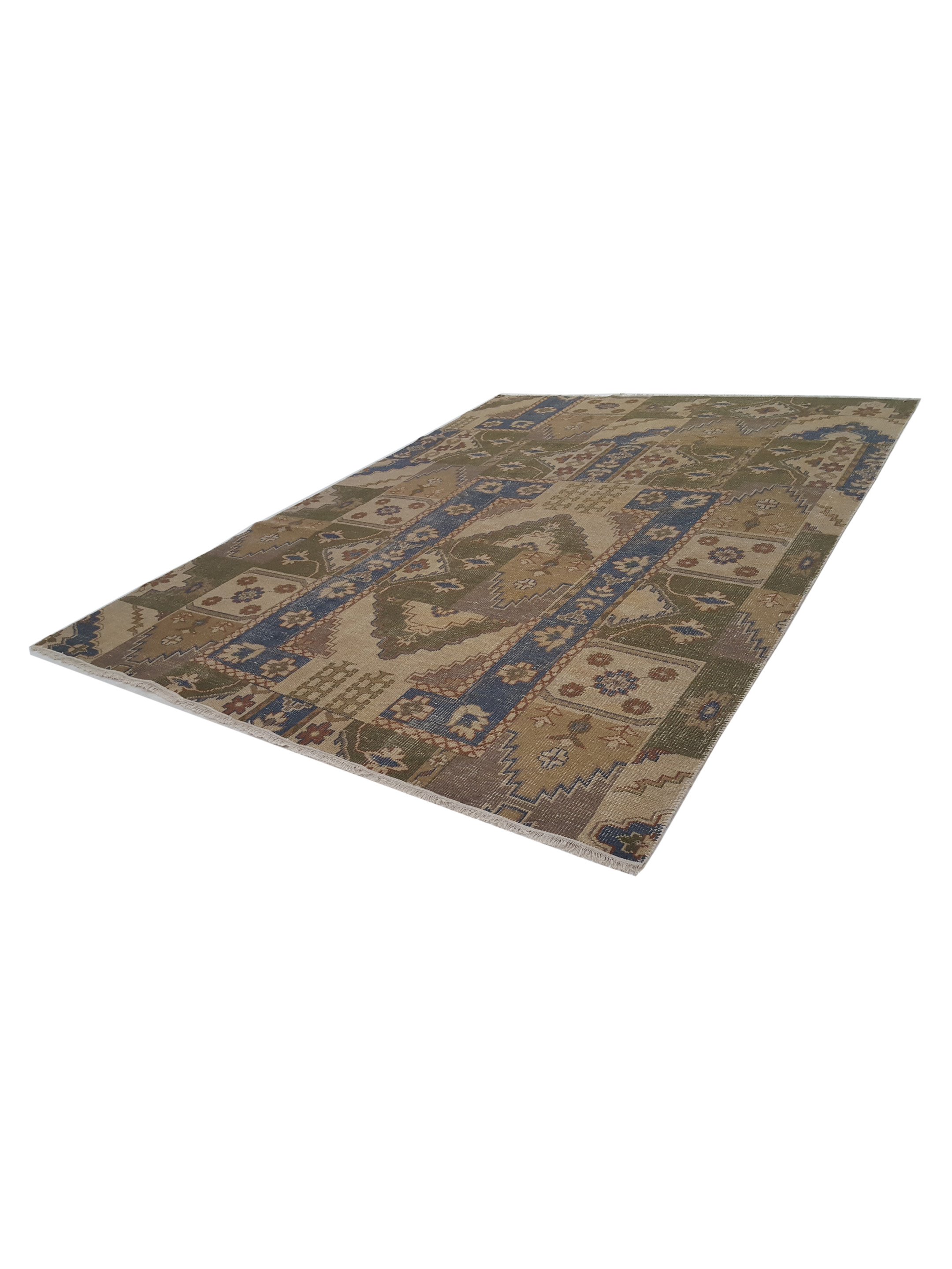 Vintage Revival Hand Knotted Beige 9x12 - Image 6 of 6
