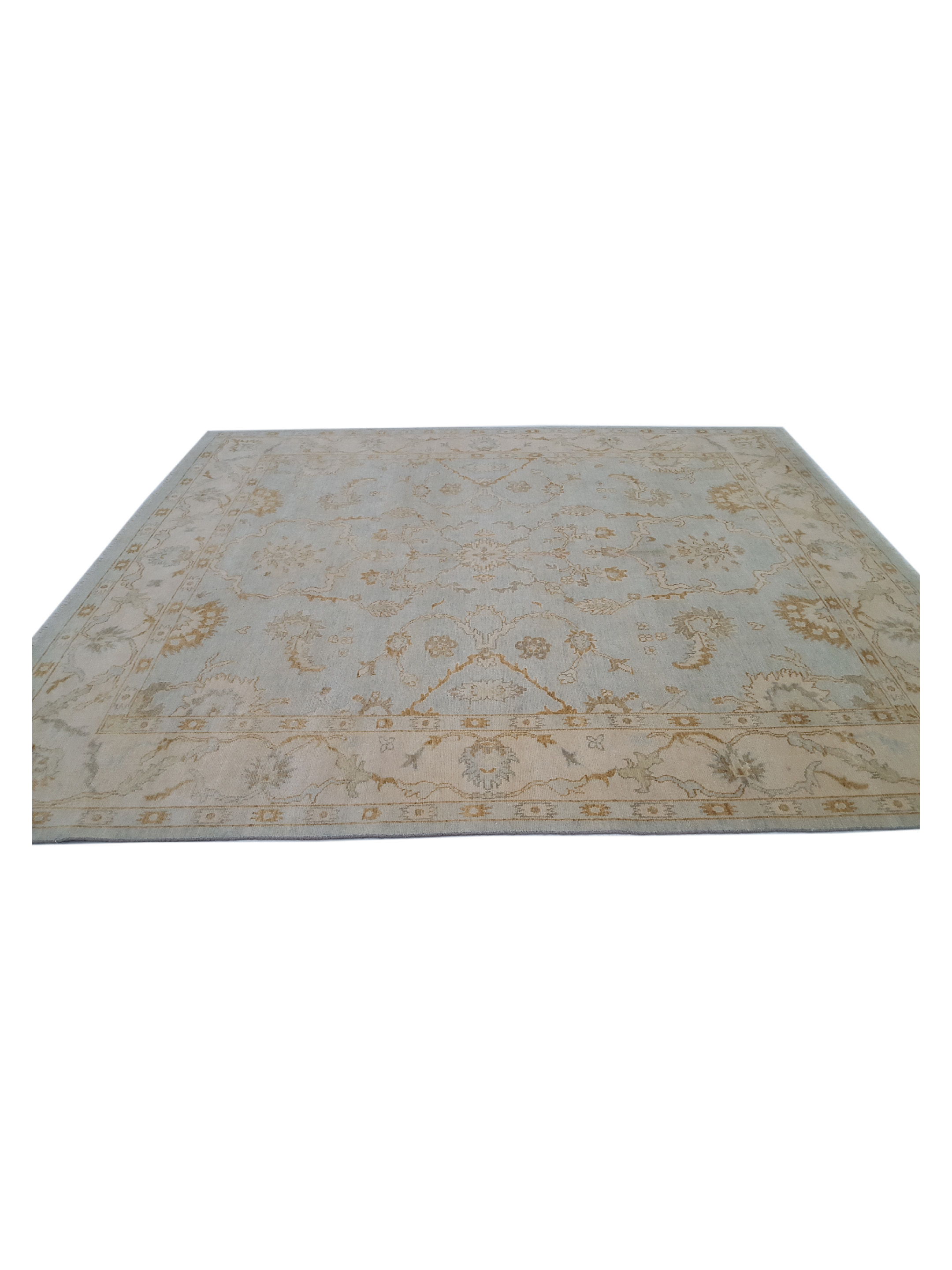 Angora Hand Knotted Lt.Blue 8x10 - Image 5 of 6