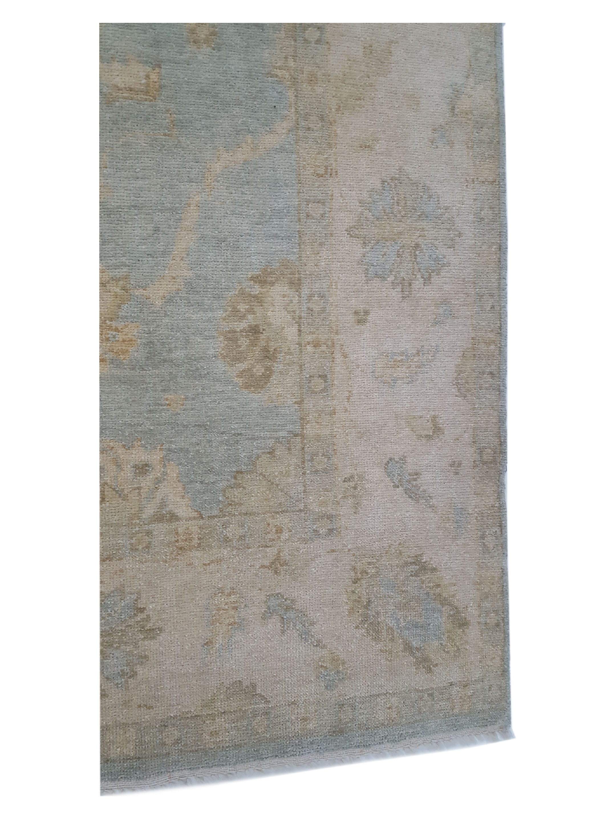 Angora Hand Knotted Lt.Blue 8x10 - Image 4 of 6