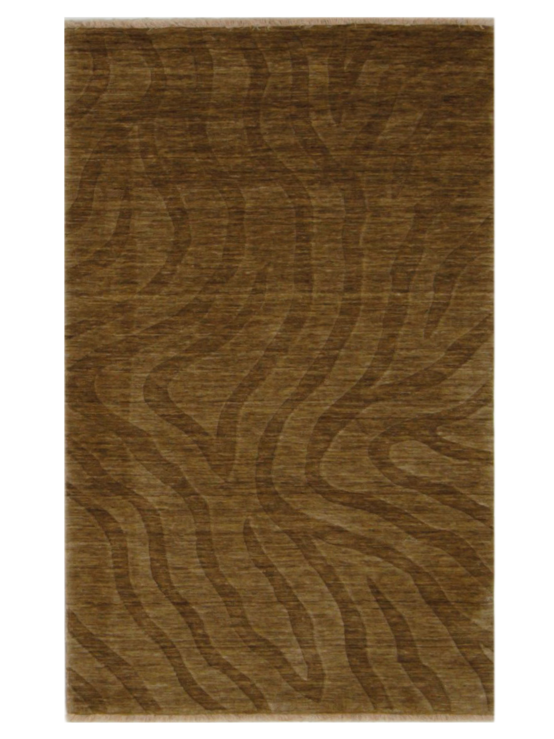 Loom Hand Knotted Lt.Brown 3x5
