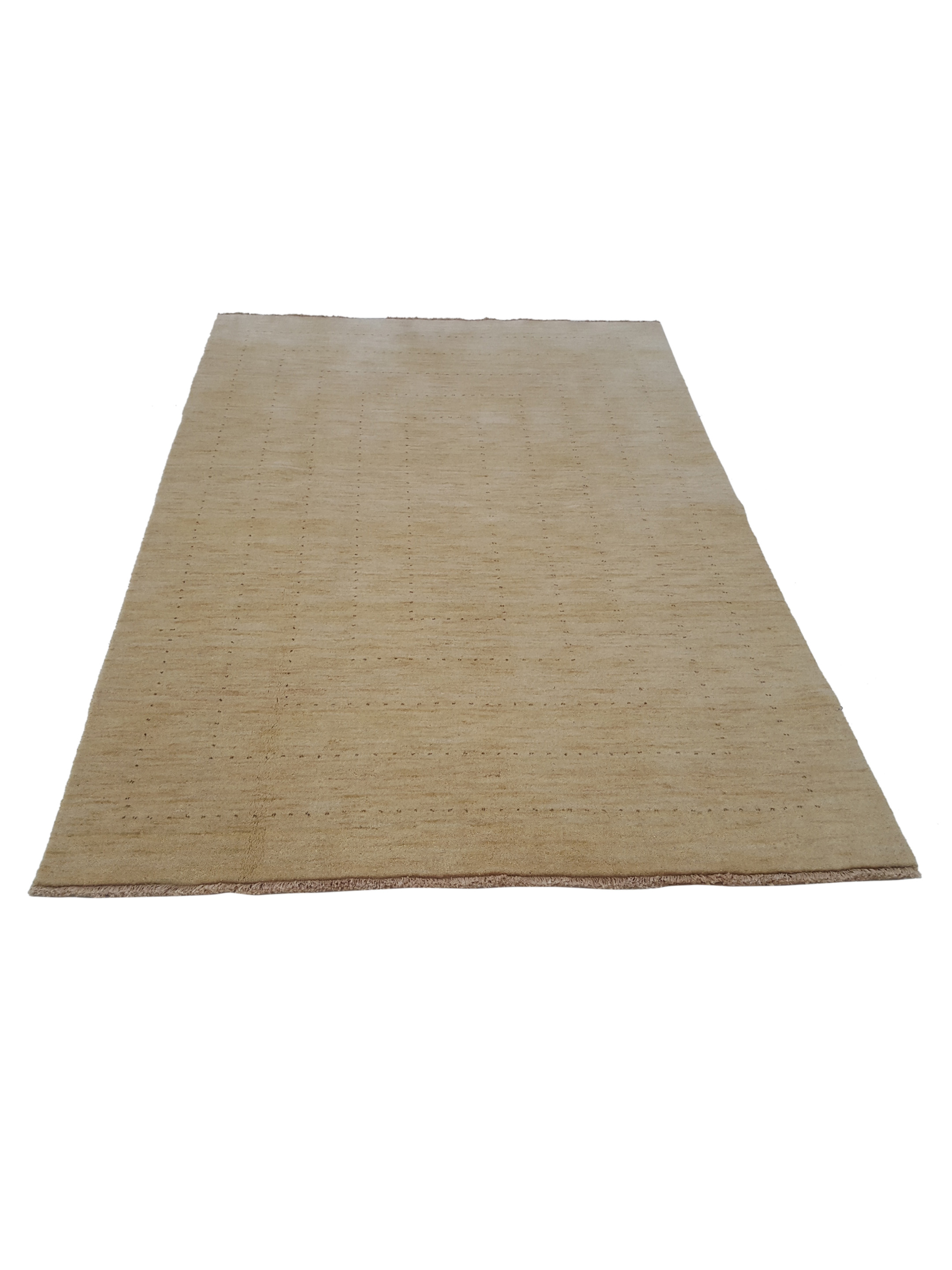 Loom Hand Knotted Beige 5x7 - Image 2 of 6
