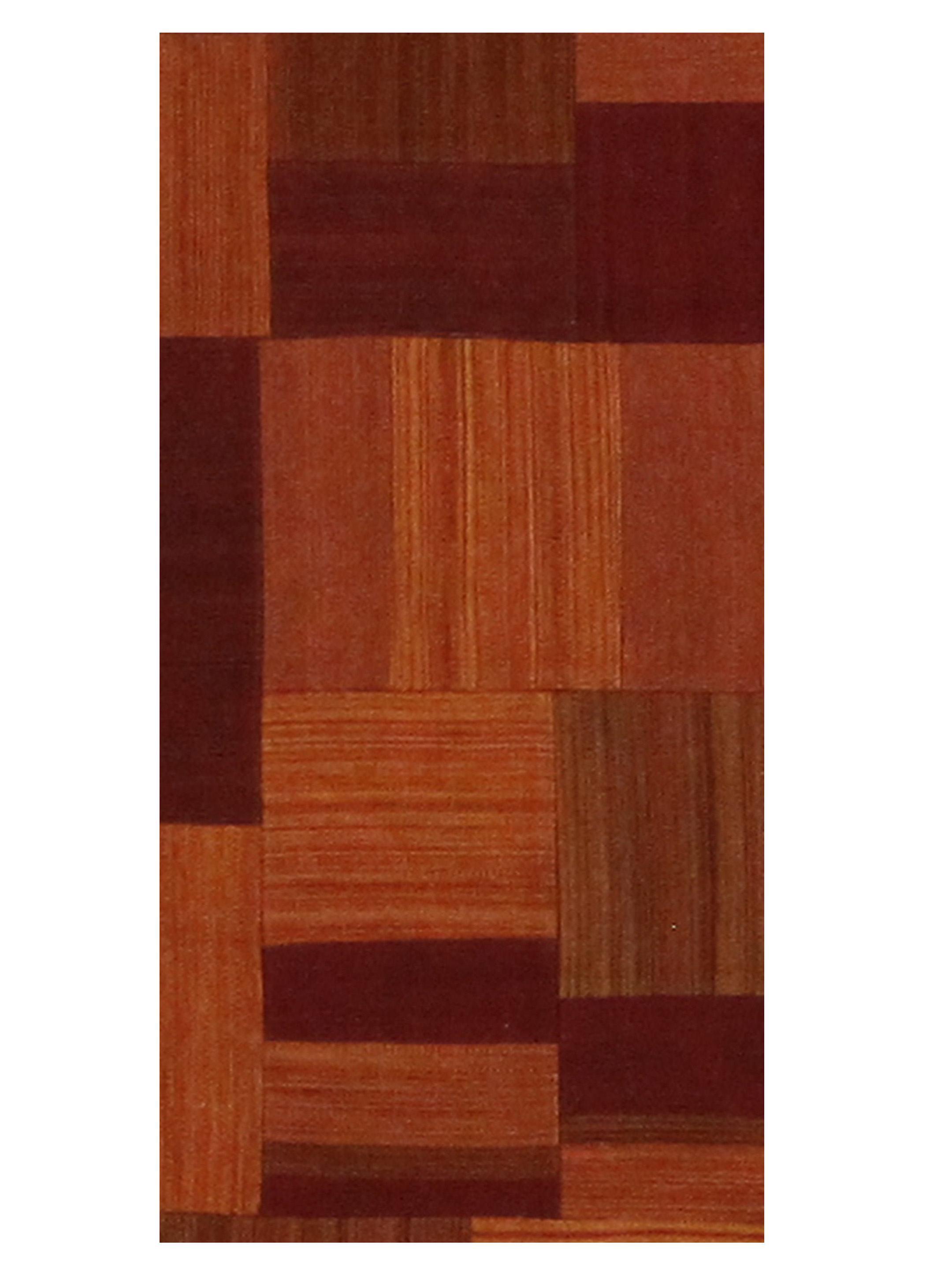 Patch Flatweave Hand Knotted Rust 6x7 - Image 5 of 6