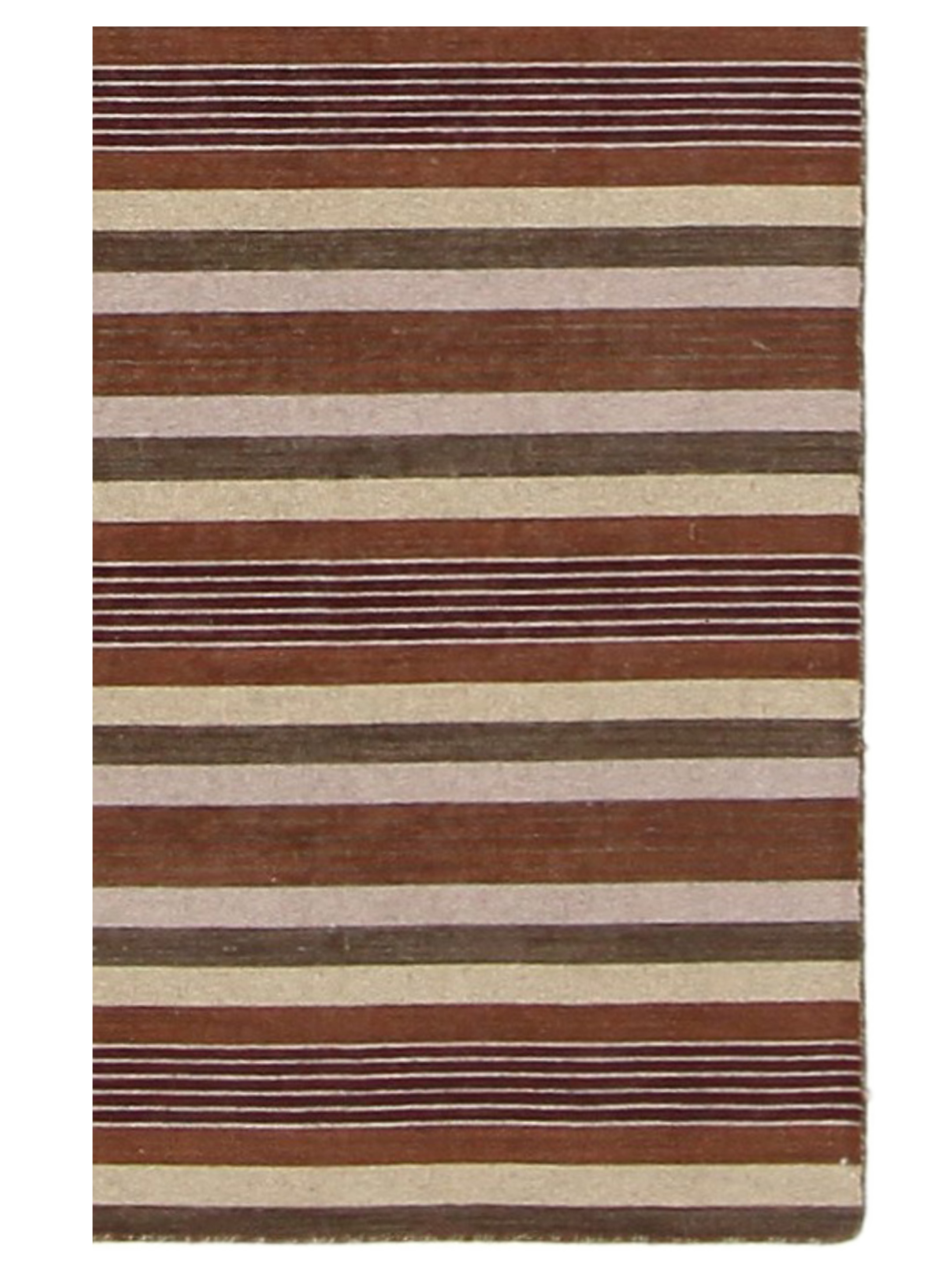 Kilim Hand Woven Brown 5x8 - Image 3 of 5