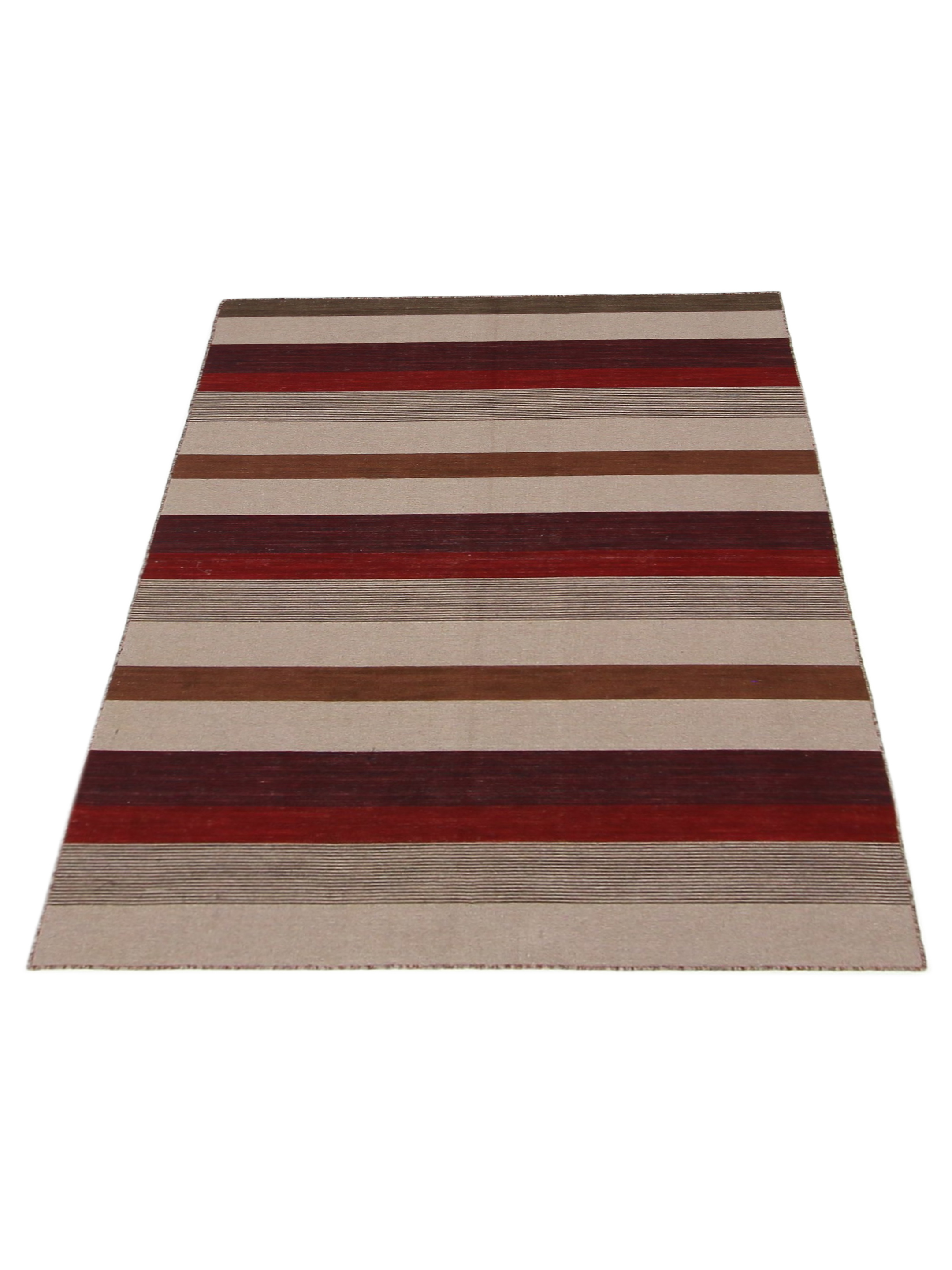 Patch Flatweave Hand Knotted Multi 5x8 - Image 2 of 5