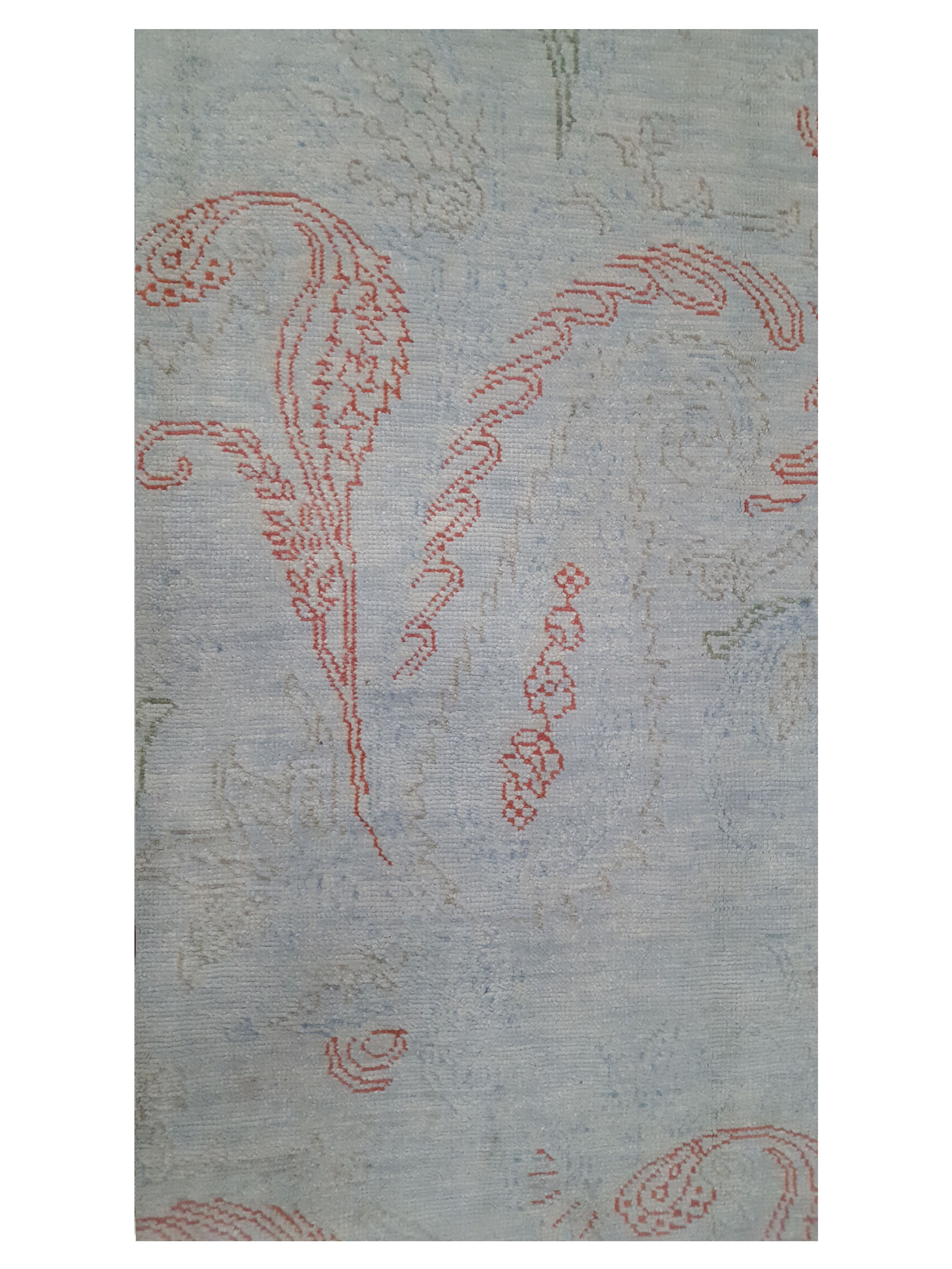Arts and Crafts Hand Knotted Sky 5x8 - Image 5 of 5