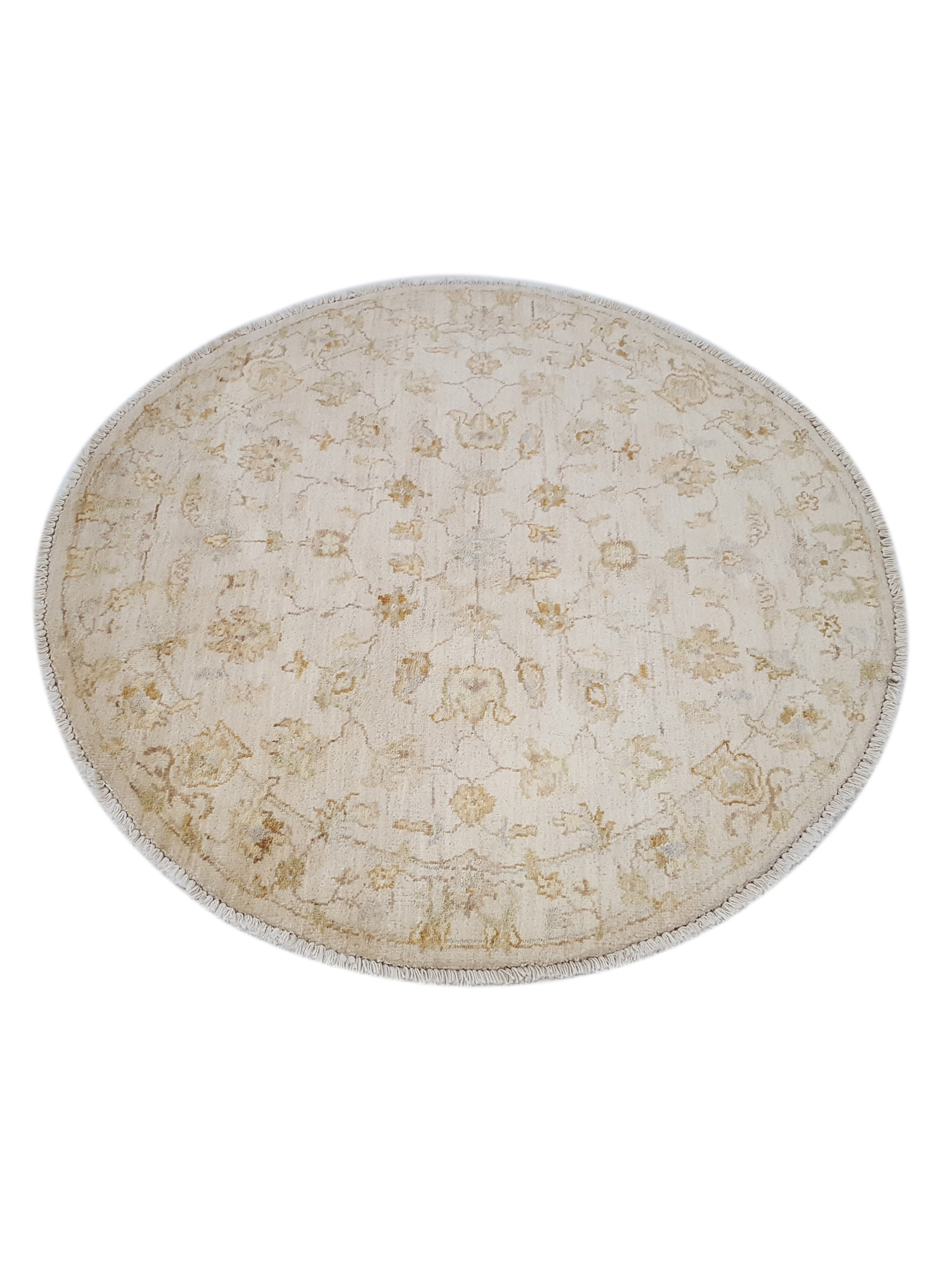 Ziegler Hand Knotted Ivory 4x4 - Image 2 of 6