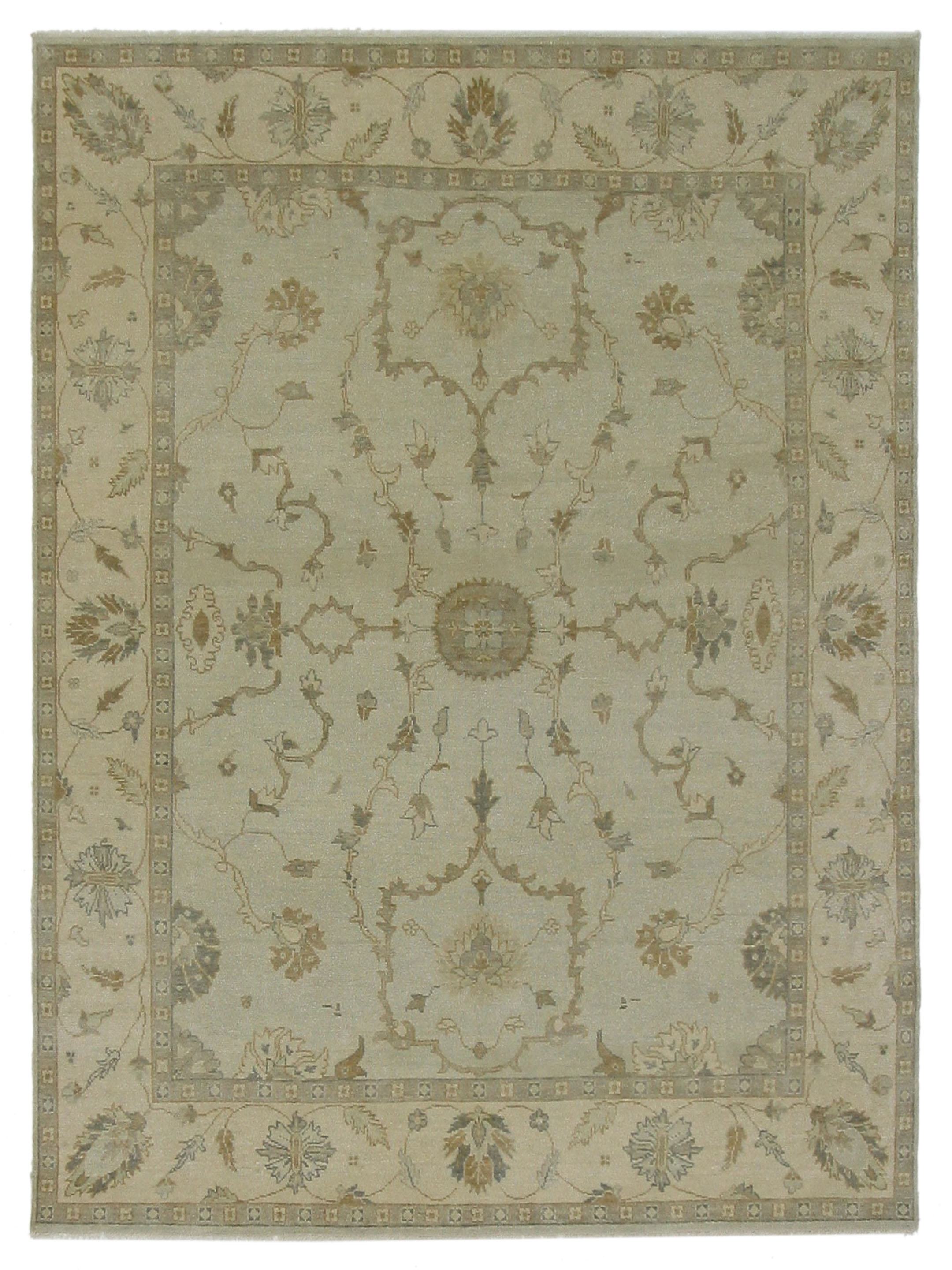 Angora Hand Knotted Lt.Green 8x10