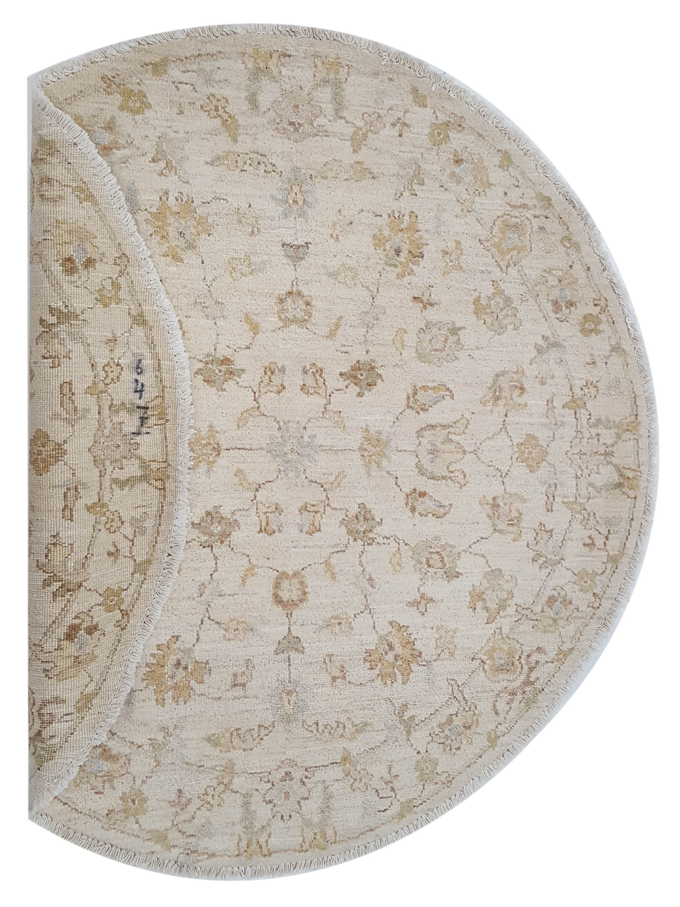 Ziegler Hand Knotted Ivory 4x4 - Image 2 of 2