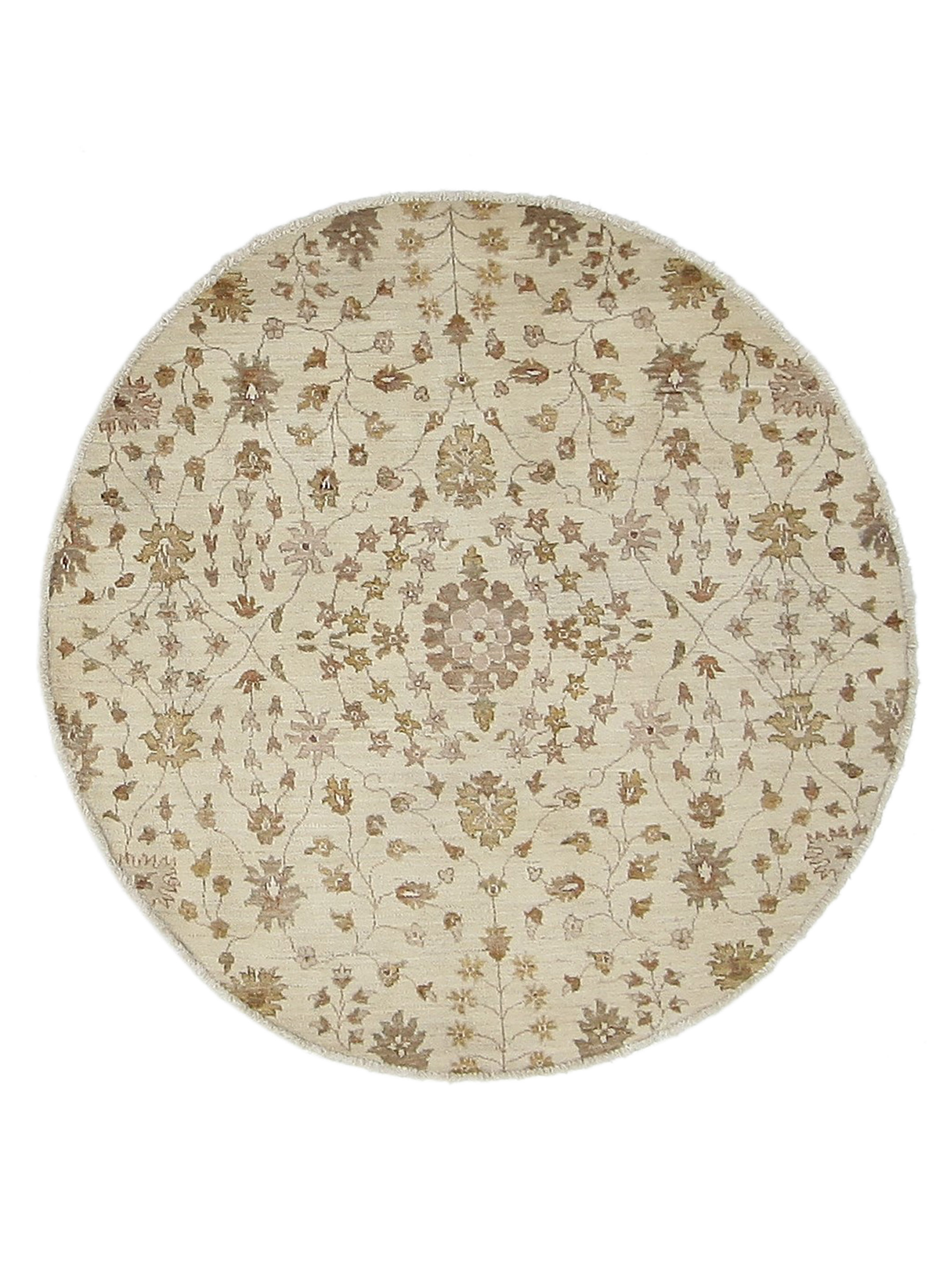 Ziegler Hand Knotted Ivory 5x5