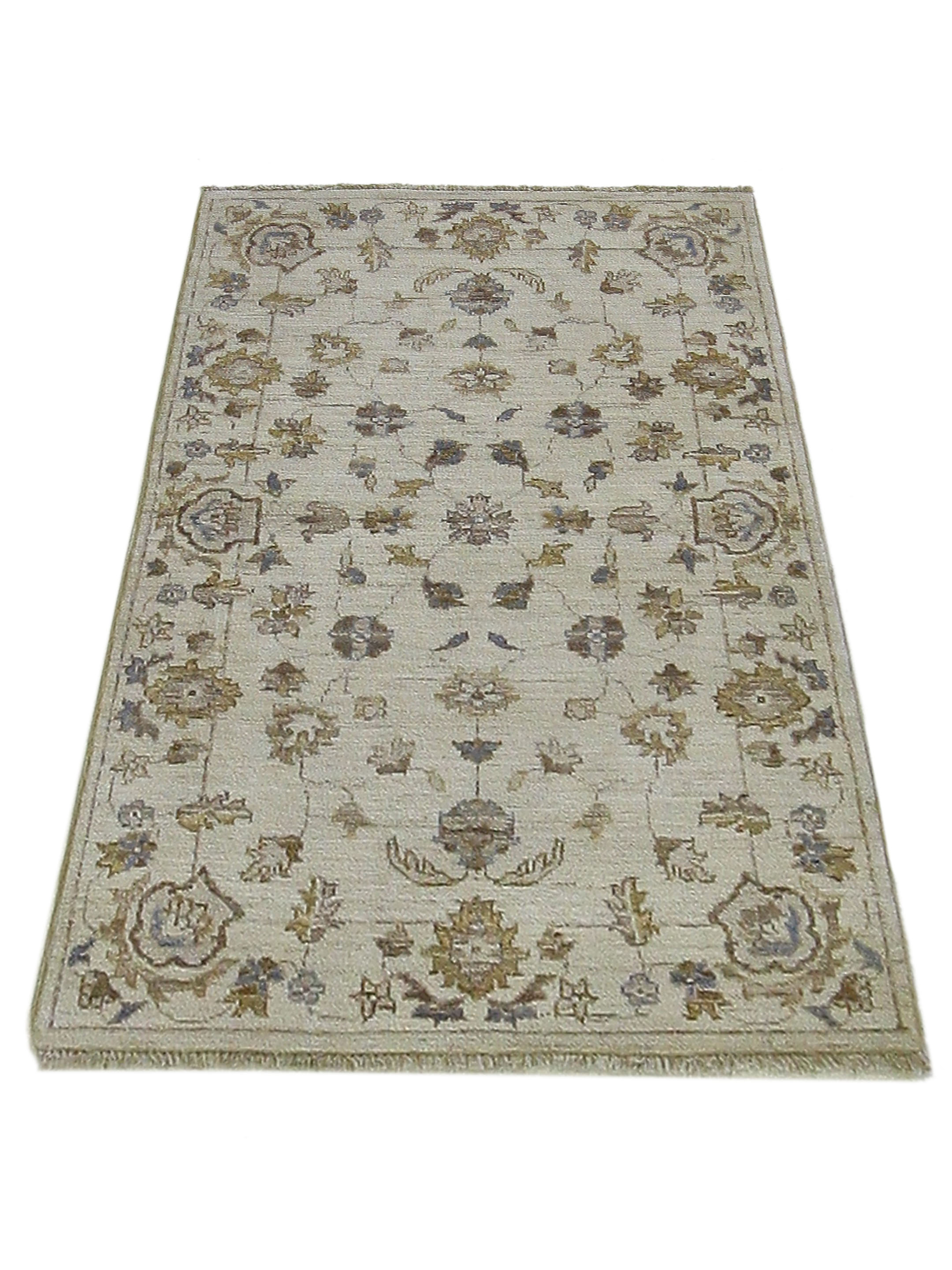 Ziegler Hand Knotted Ivory 3x5 - Image 2 of 4