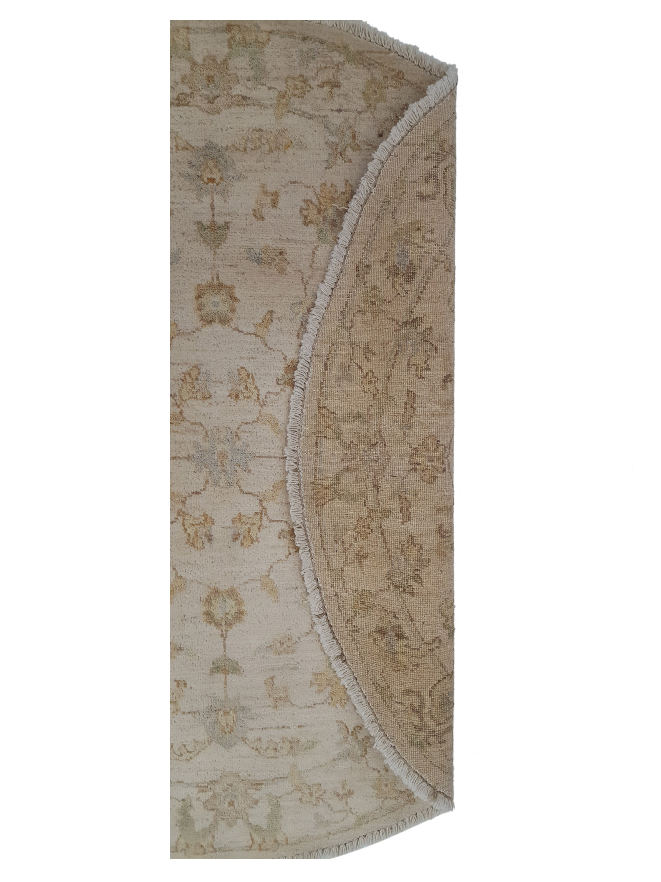 Ziegler Hand Knotted Ivory 4x4 - Image 2 of 3