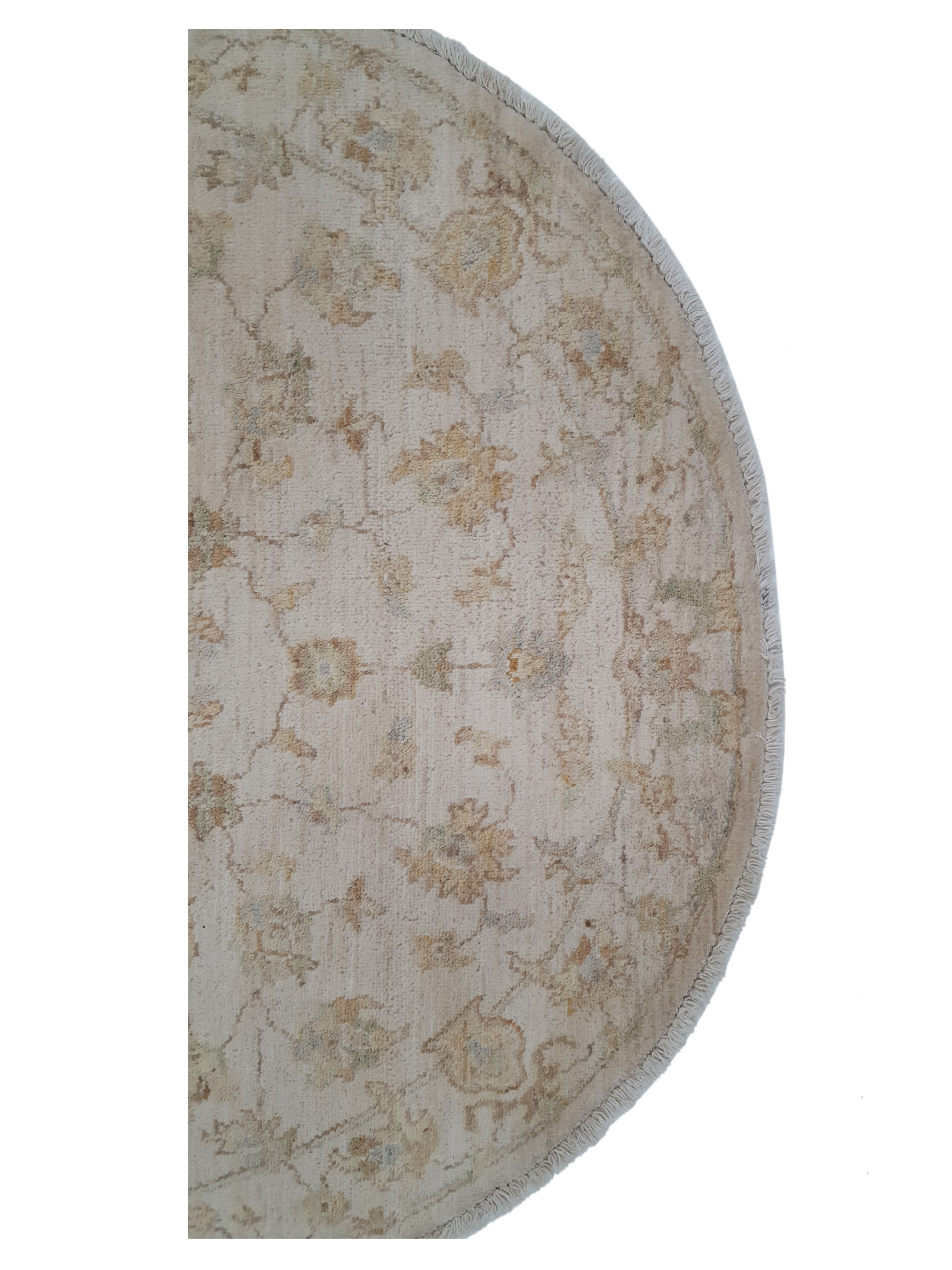 Ziegler Hand Knotted Ivory 4x4 - Image 3 of 3
