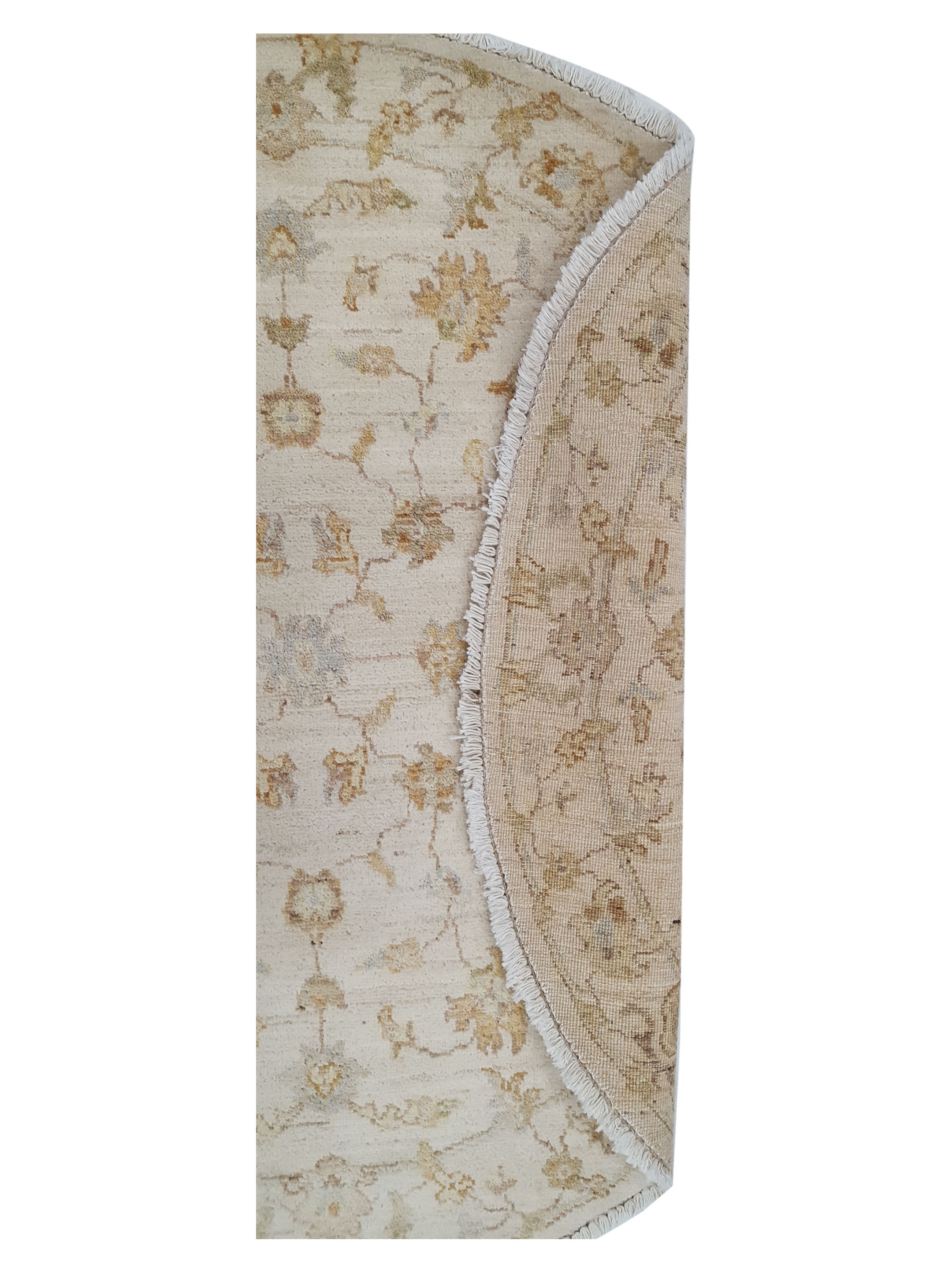 Ziegler Hand Knotted Ivory 4x4 - Image 2 of 2