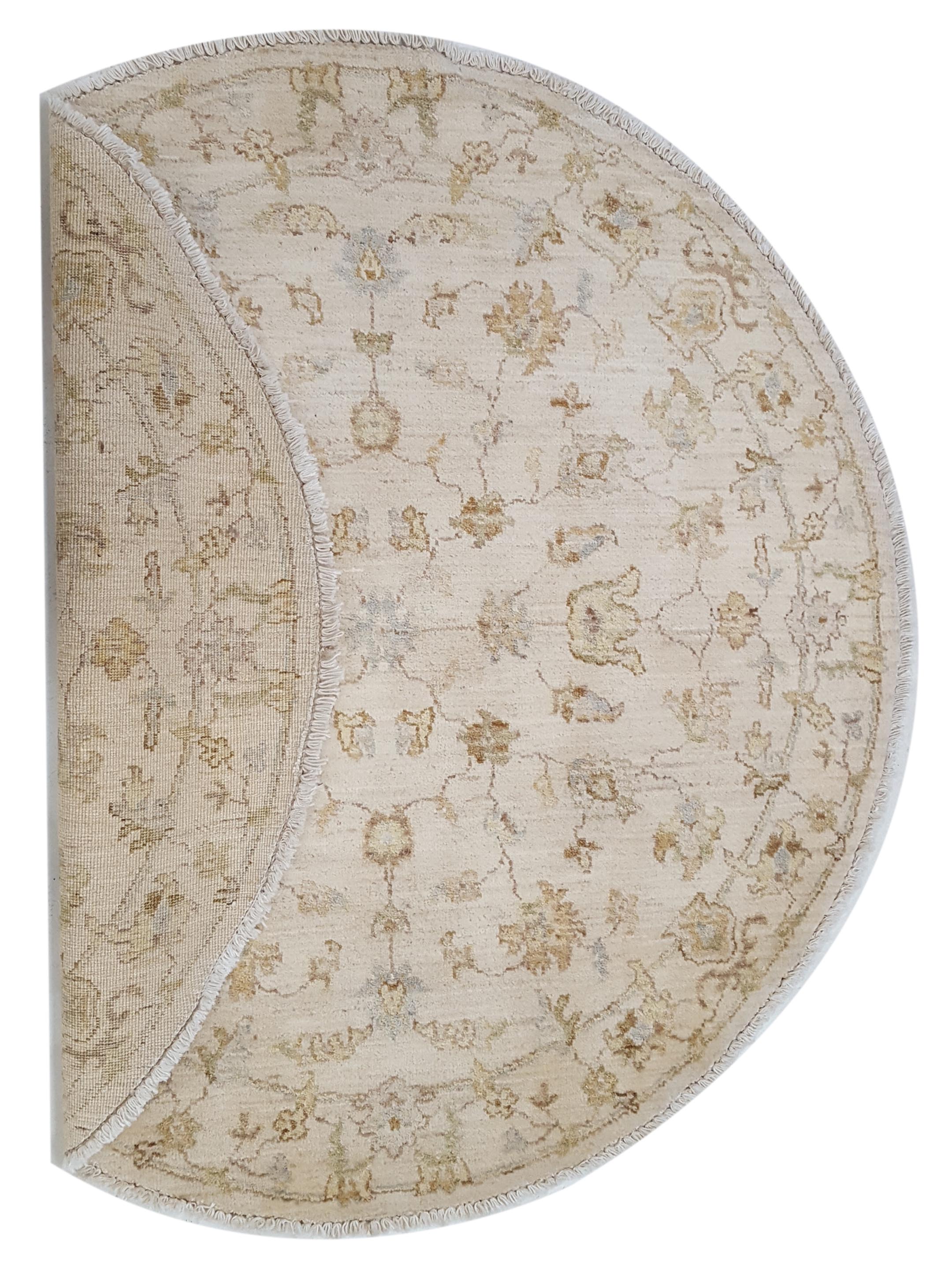 Ziegler Hand Knotted Ivory 4x4 - Image 2 of 2