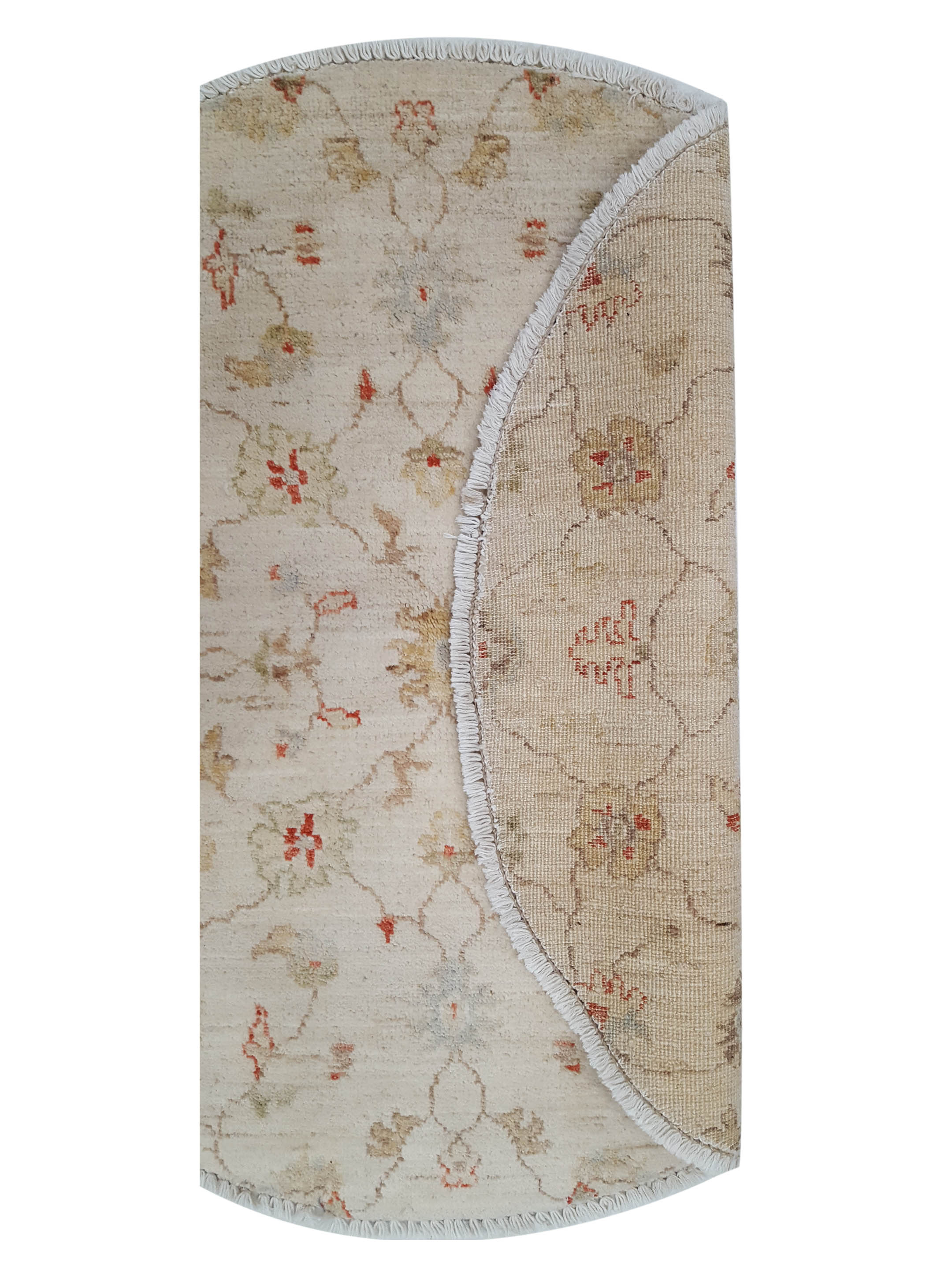 Ziegler Hand Knotted Ivory 3x3 - Image 2 of 2