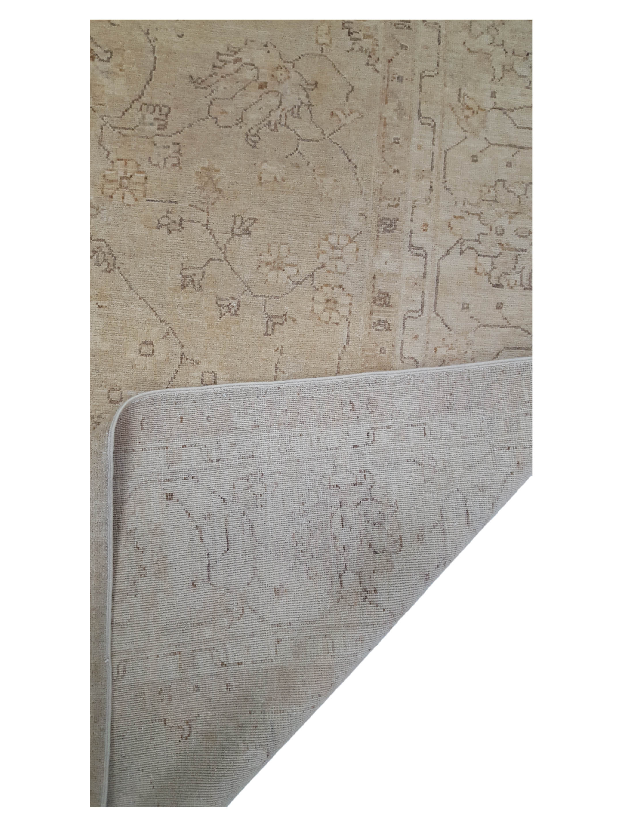 Ziegler Hand Knotted Beige 8x10 - Image 3 of 6