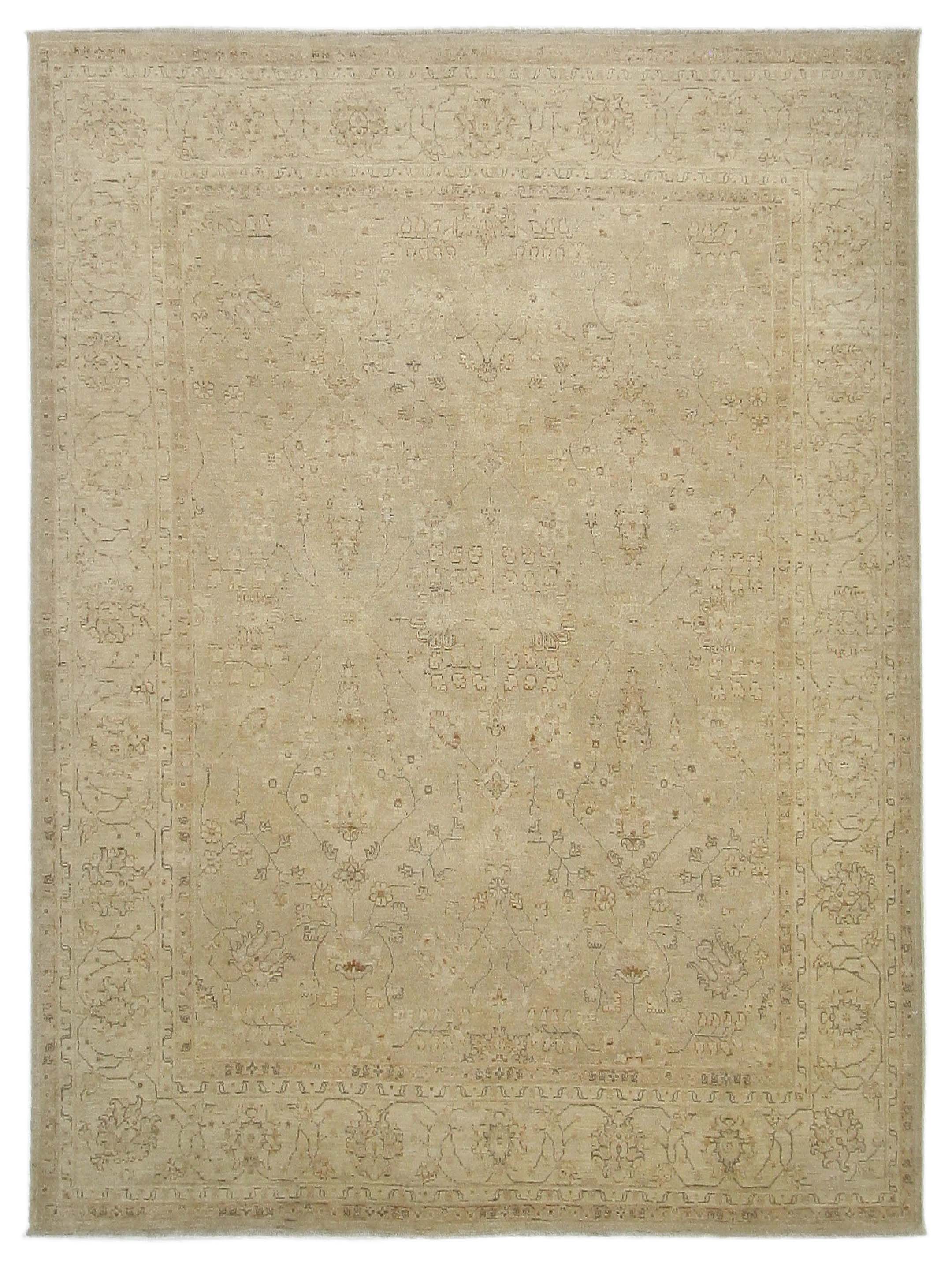 Ziegler Hand Knotted Beige 8x10