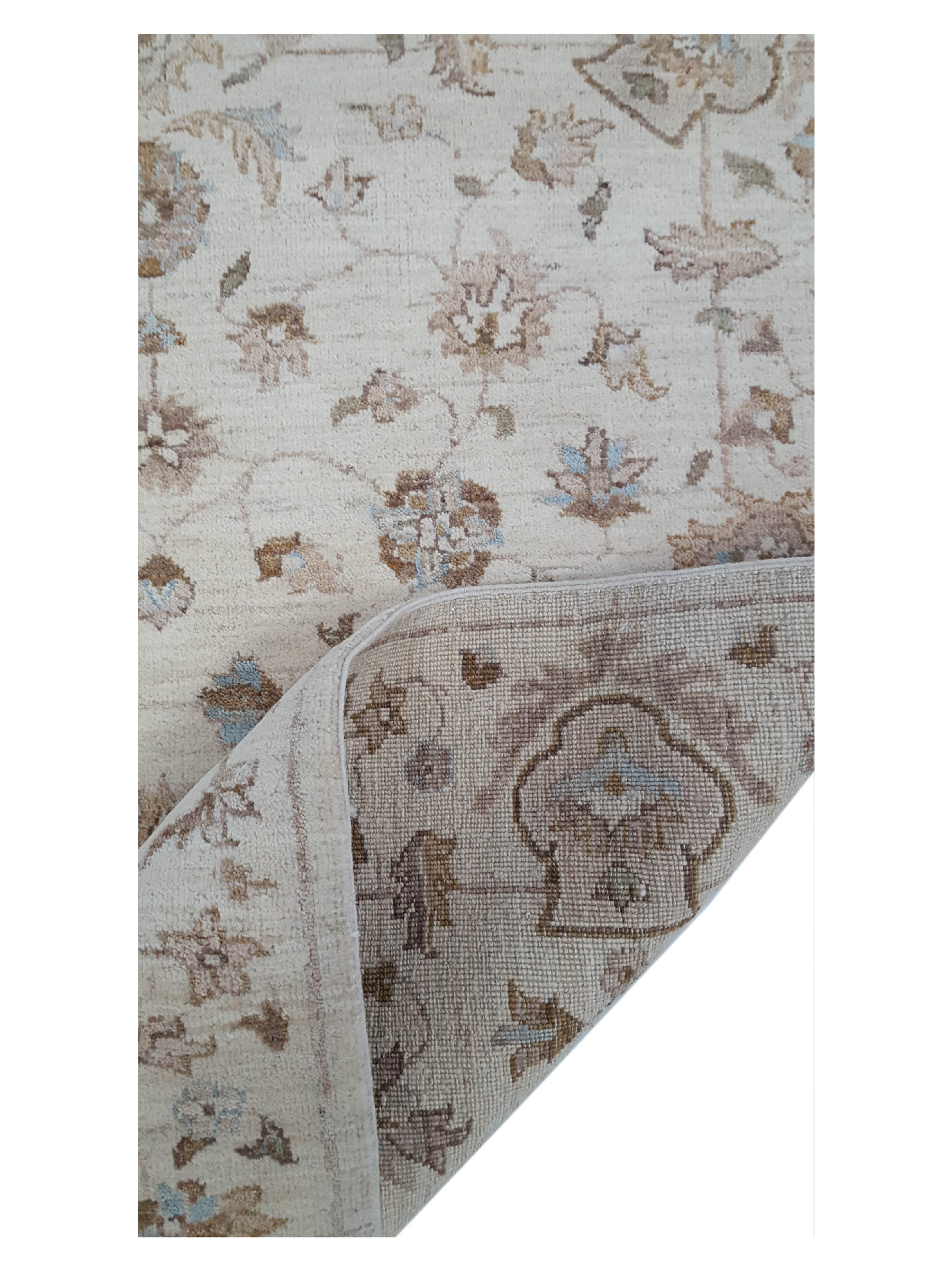 Ziegler Hand Knotted Ivory 4x6 - Image 3 of 6
