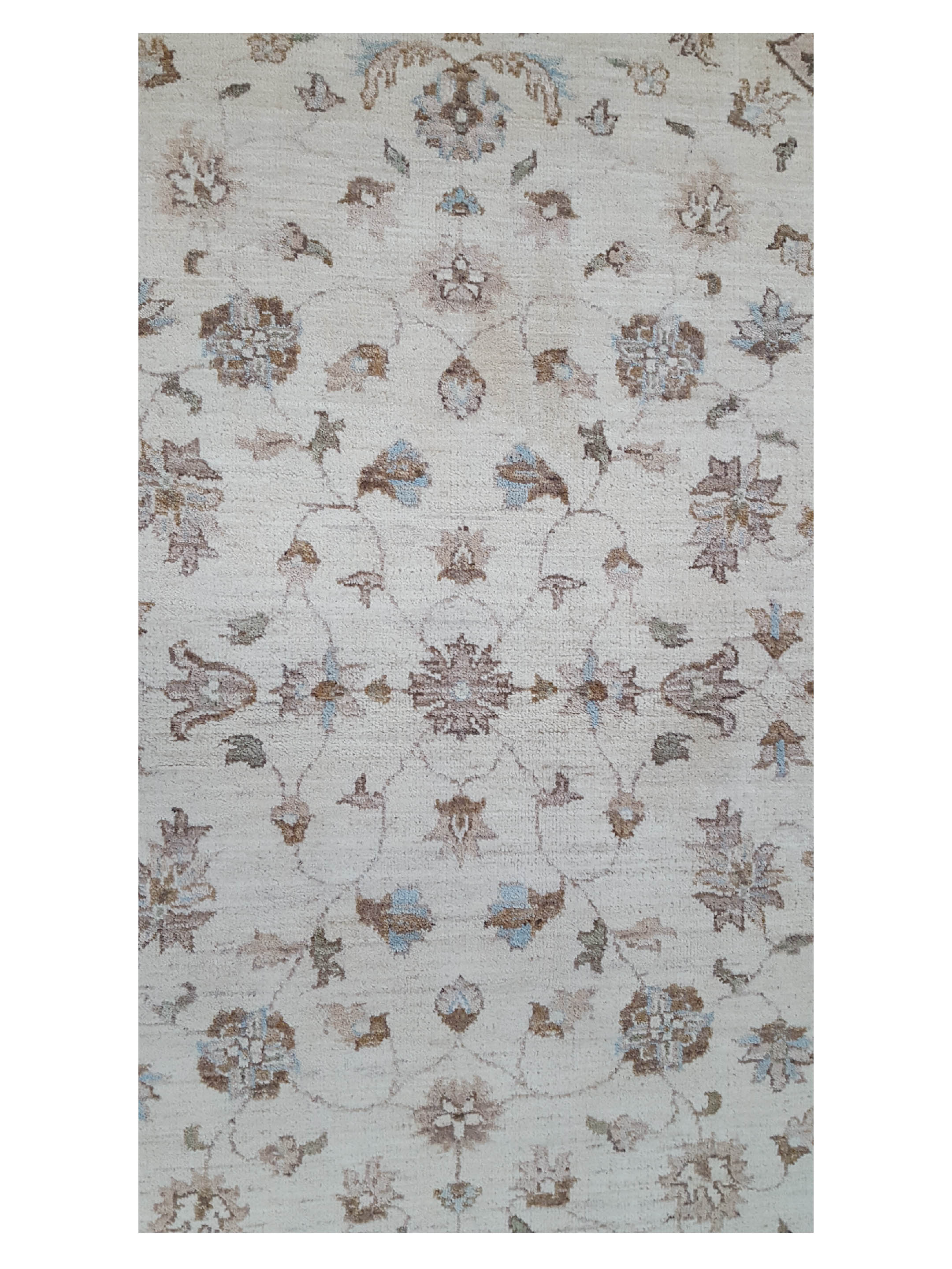 Ziegler Hand Knotted Ivory 4x6 - Image 5 of 6