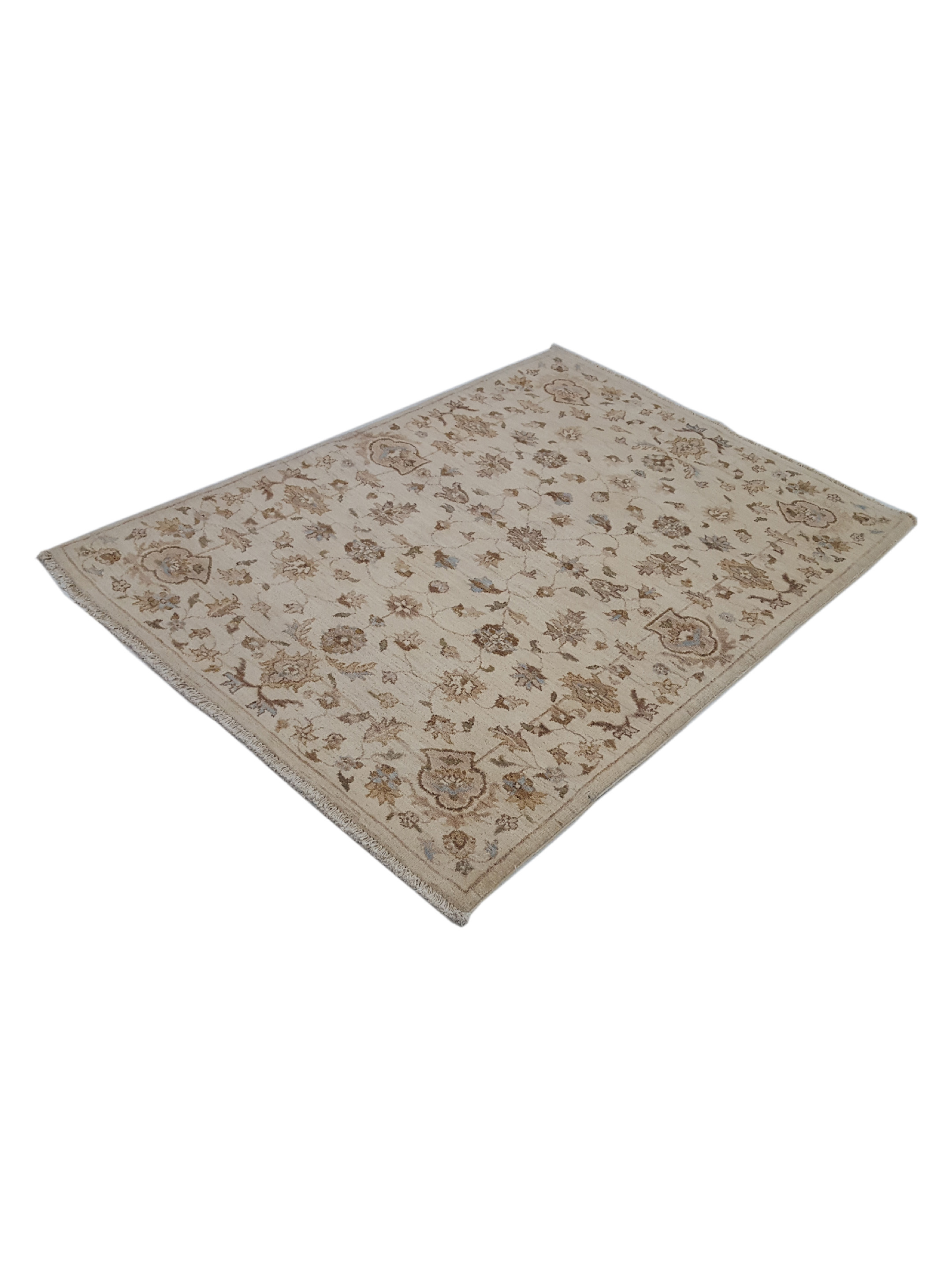 Ziegler Hand Knotted Ivory 4x6 - Image 6 of 6