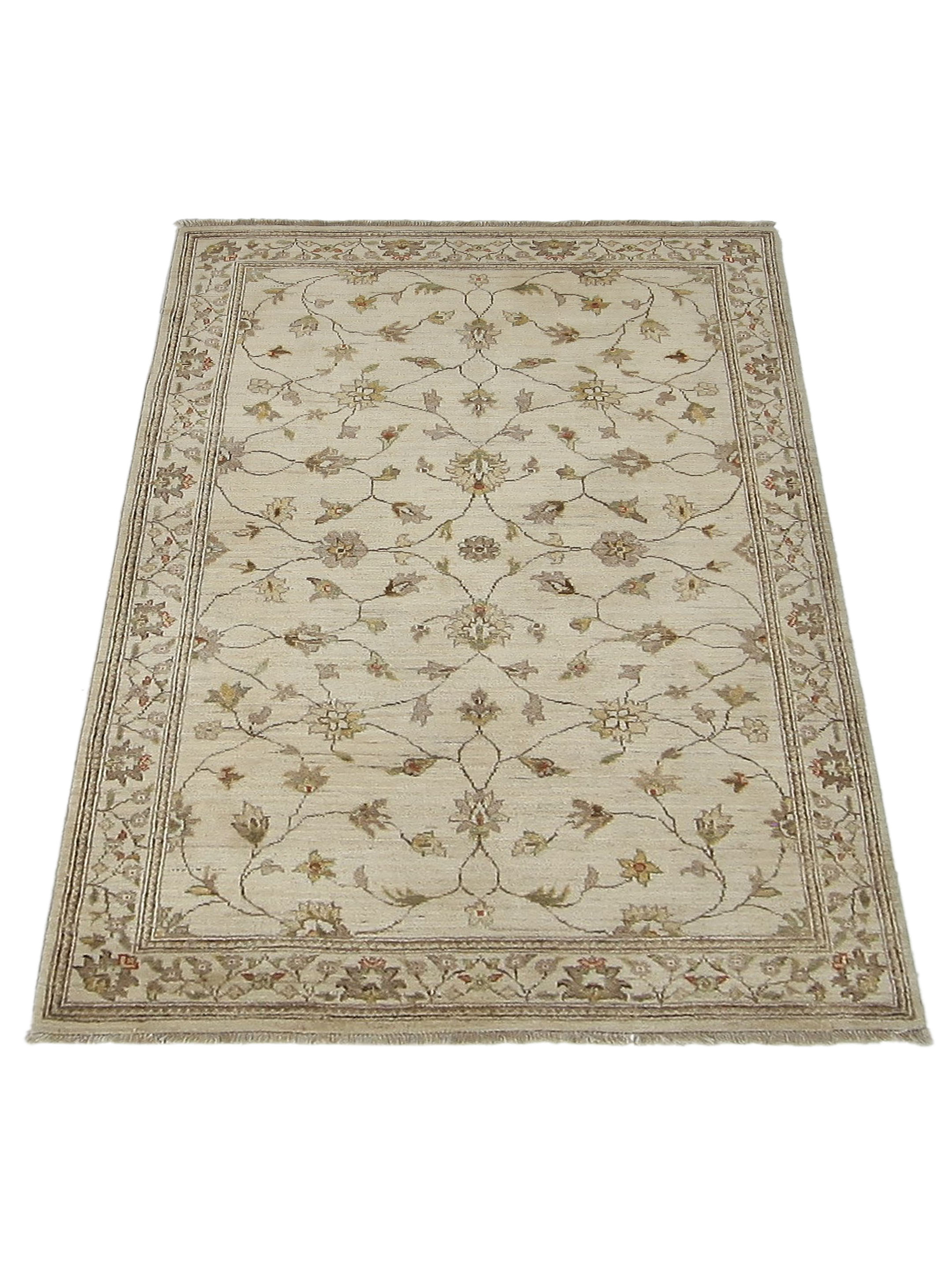 Ziegler Hand Knotted Ivory 4x6 - Image 2 of 5
