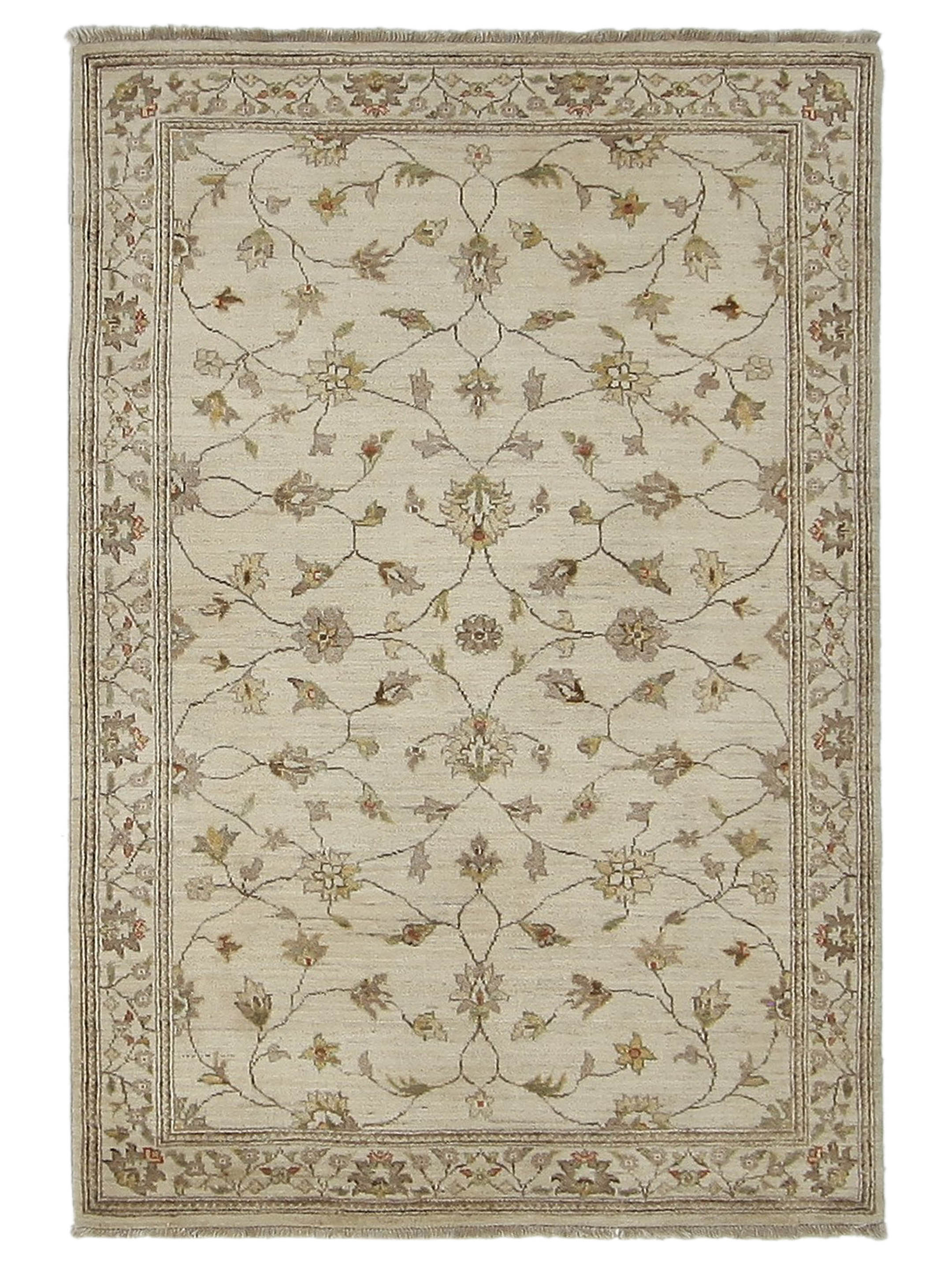 Ziegler Hand Knotted Ivory 4x6