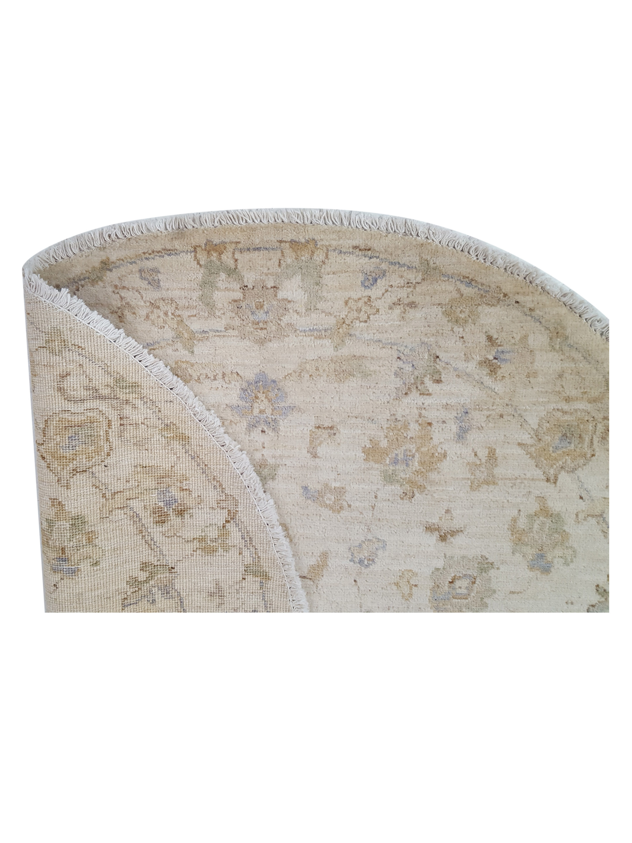 Ziegler Hand Knotted Ivory 4x4 - Image 3 of 5