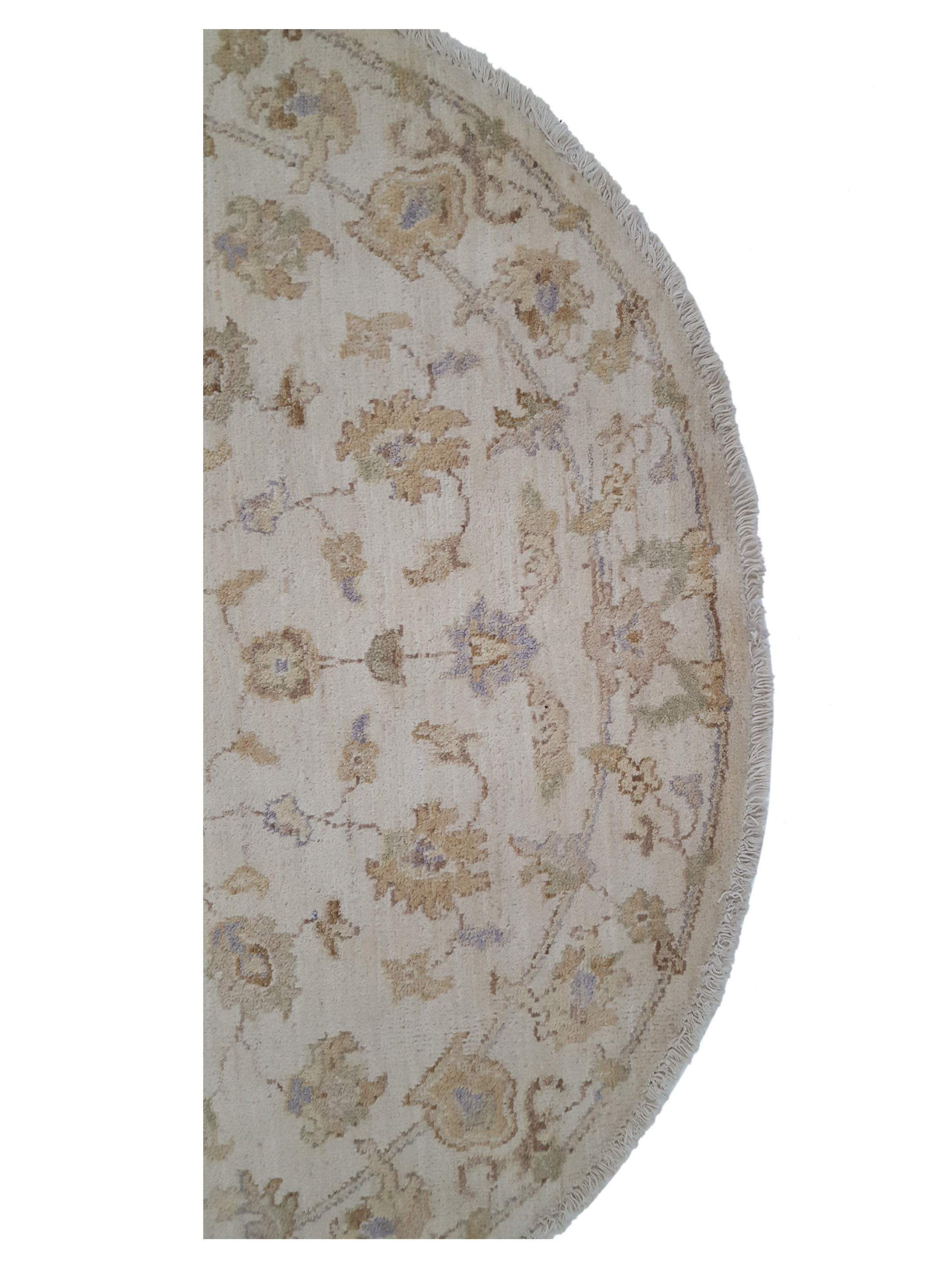Ziegler Hand Knotted Ivory 4x4 - Image 3 of 3