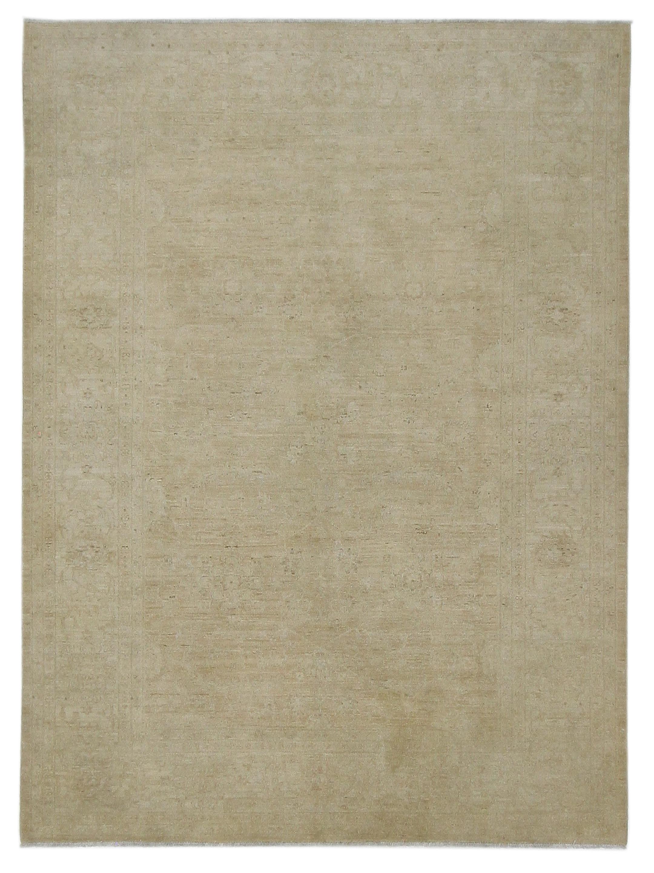Ziegler Hand Knotted Beige 8x10