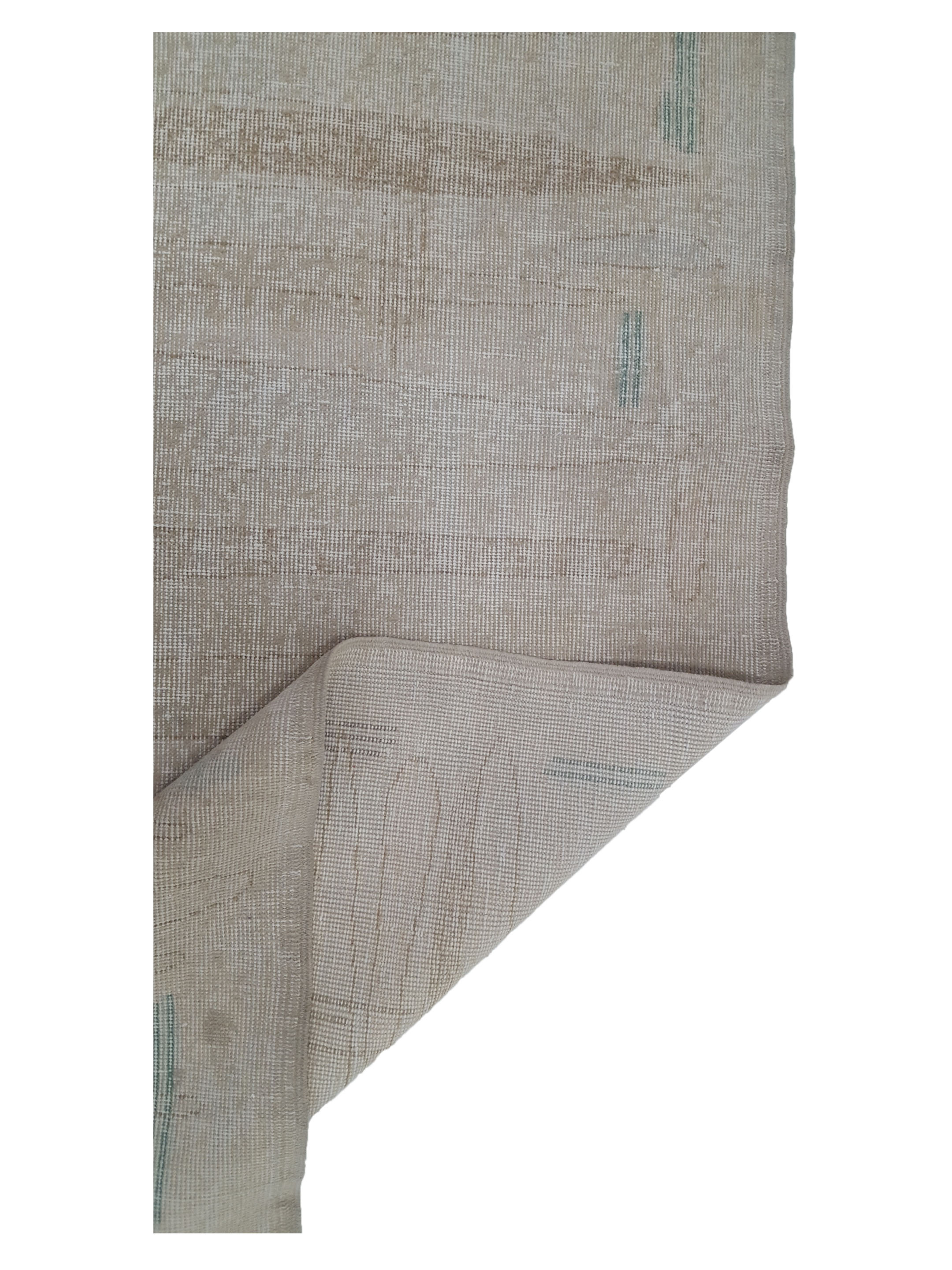 Vintage Hand Knotted Ivory 7x10 - Image 3 of 5